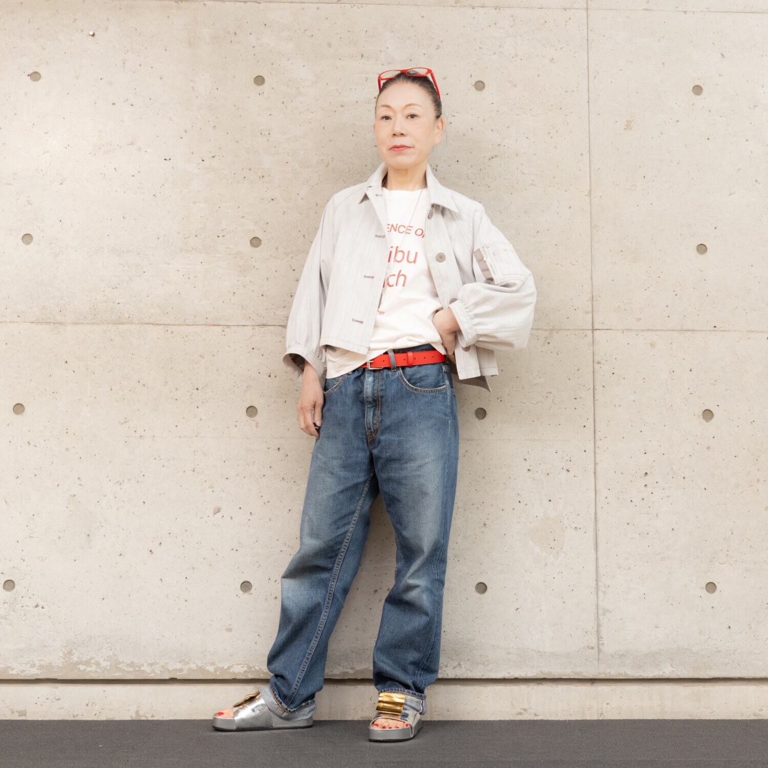 ヒロコ　デシネール ニュースラブデニム 大人女子のための すっきり着丈 おしゃれジャケット