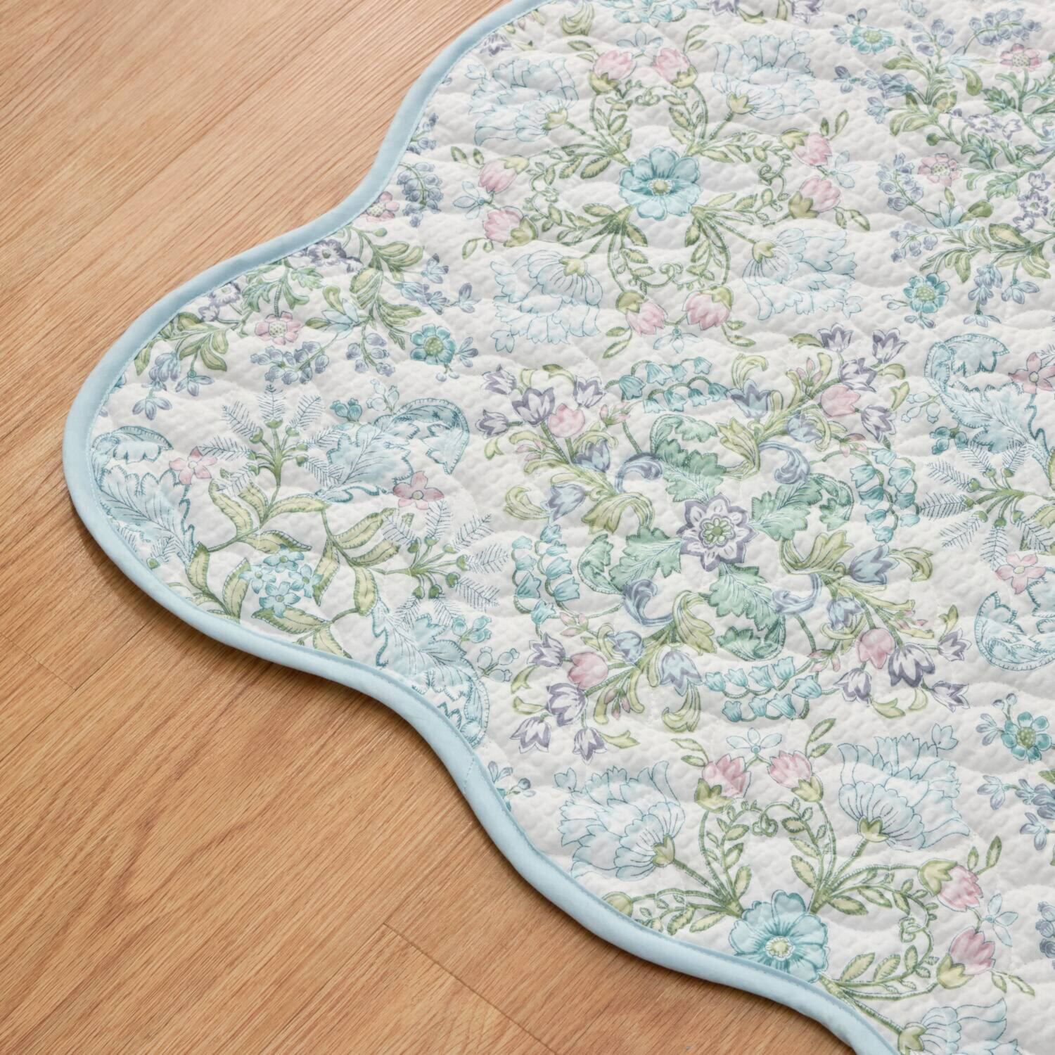 大津毛織 綿混やわらかリップル リバーシブルマルチカバー ＜長方形＞