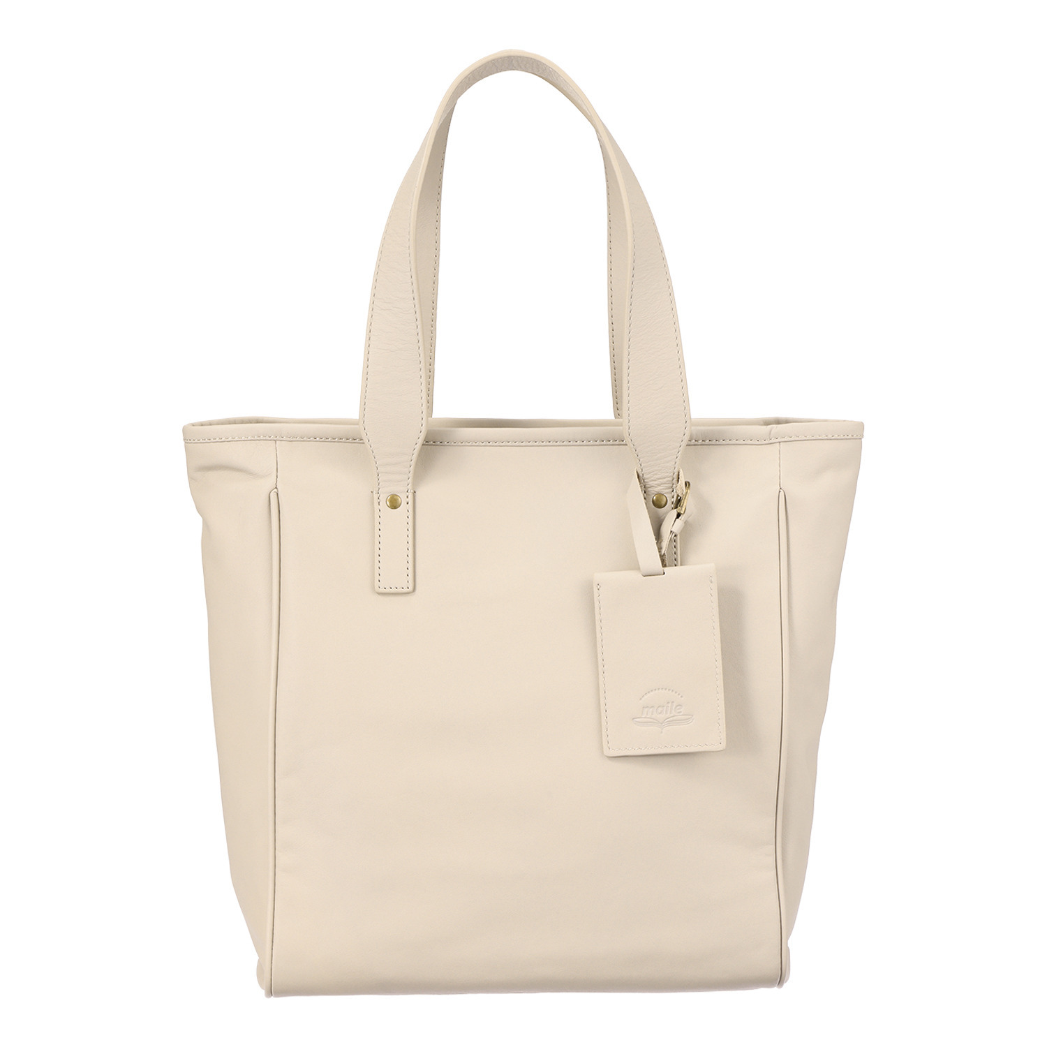 マイレ パスケース付 はっ水ソフトカーフレザー トートバッグ