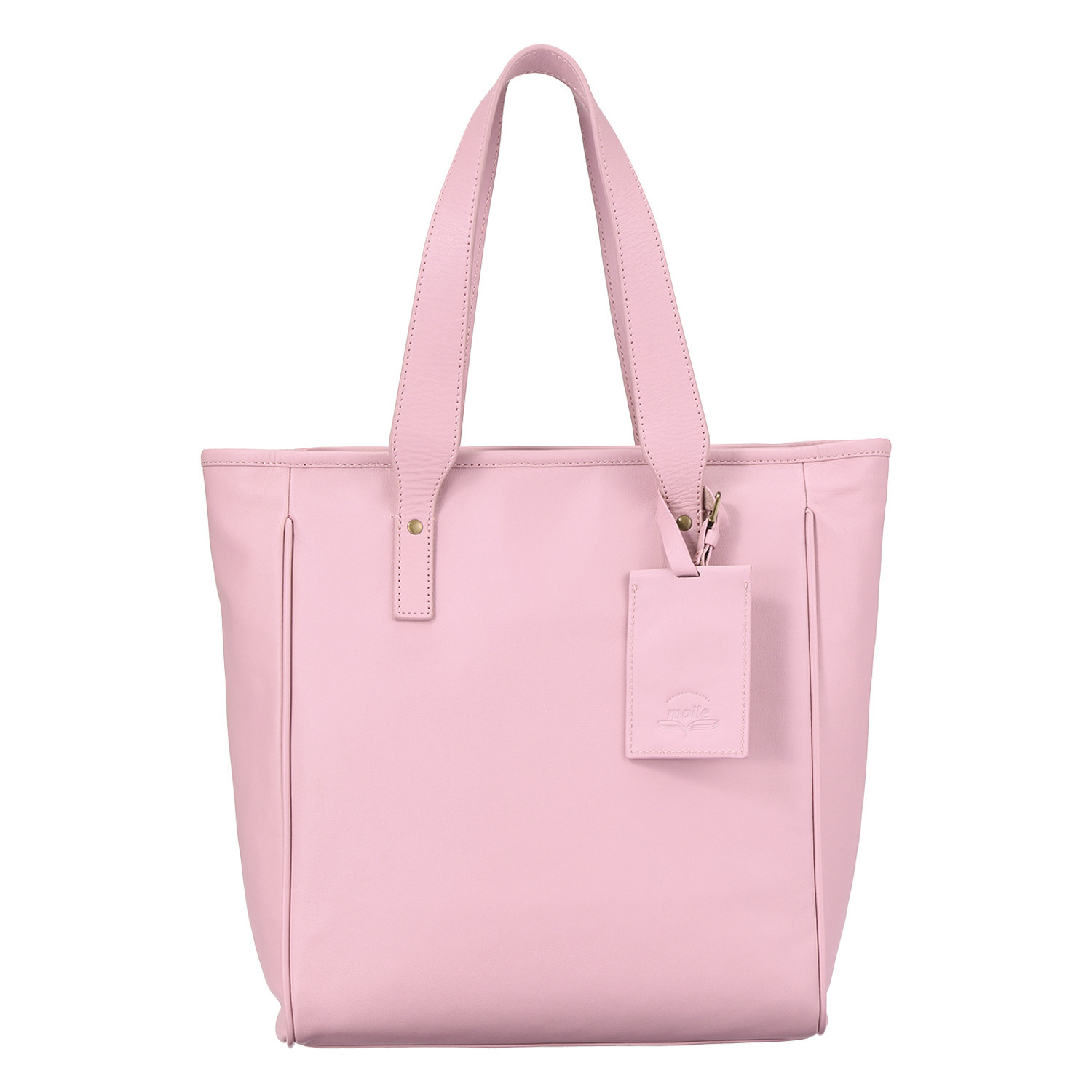 マイレ パスケース付 はっ水ソフトカーフレザー トートバッグ