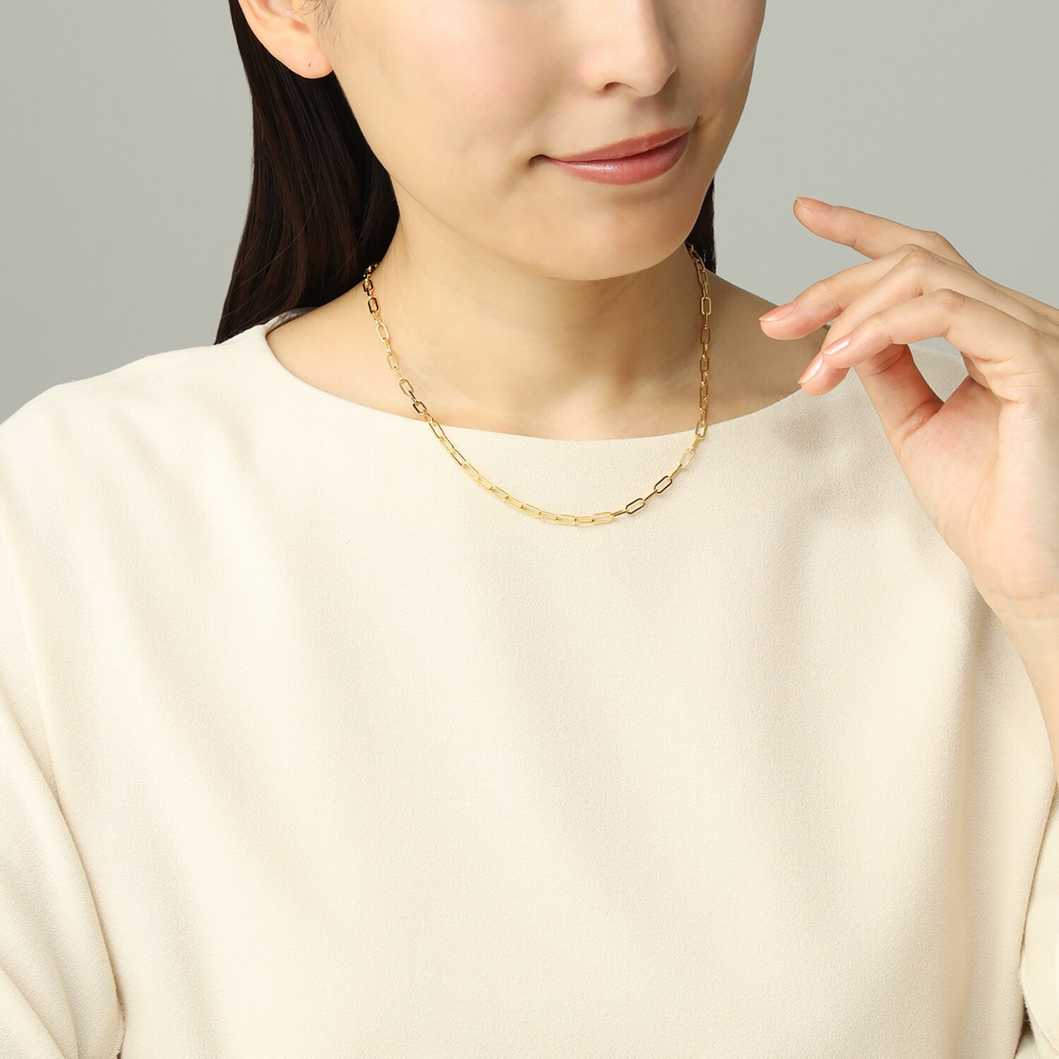 オルウィズ ４ウェイで楽しめる 淡水パールネックレス＆ チェーンネックレスセット