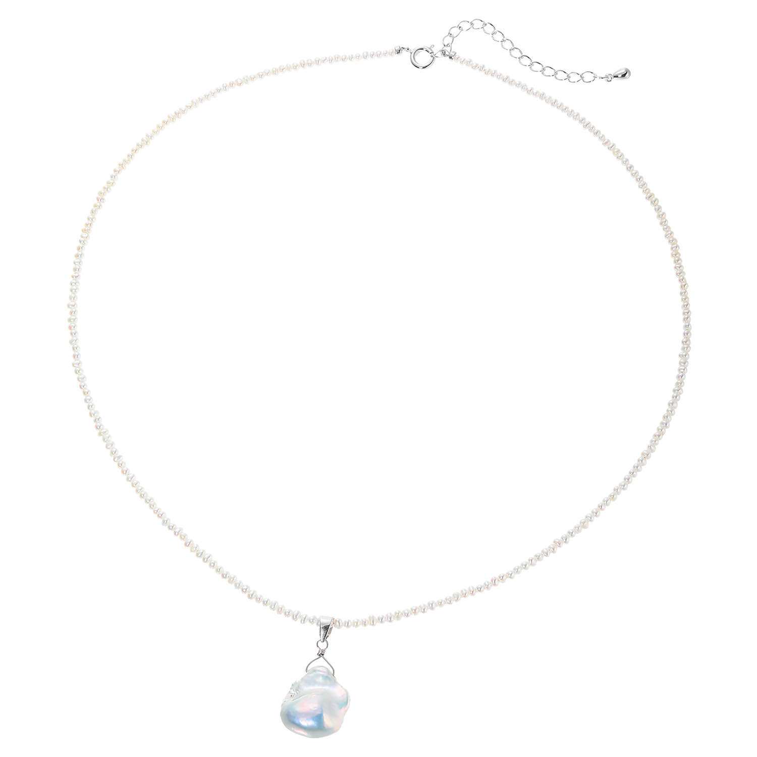 オルウィズ ベビー淡水パール ネックレス＆ 淡水パール ペンダントトップセット