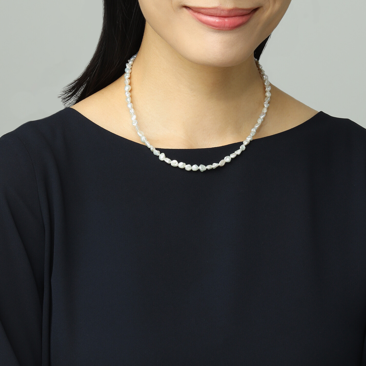 オルウィズ 淡水バロックパール ネックレス