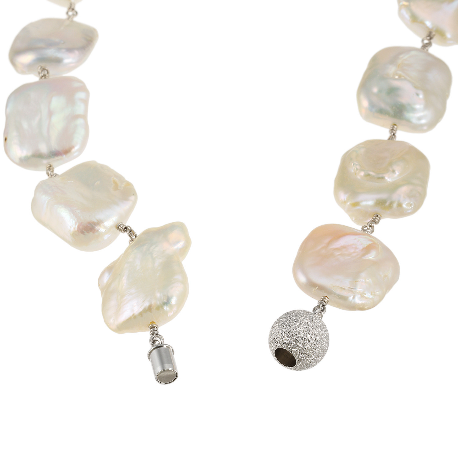 ジュンコ　シマダ 大玉 淡水バロックパール ボリューム ロングネックレス