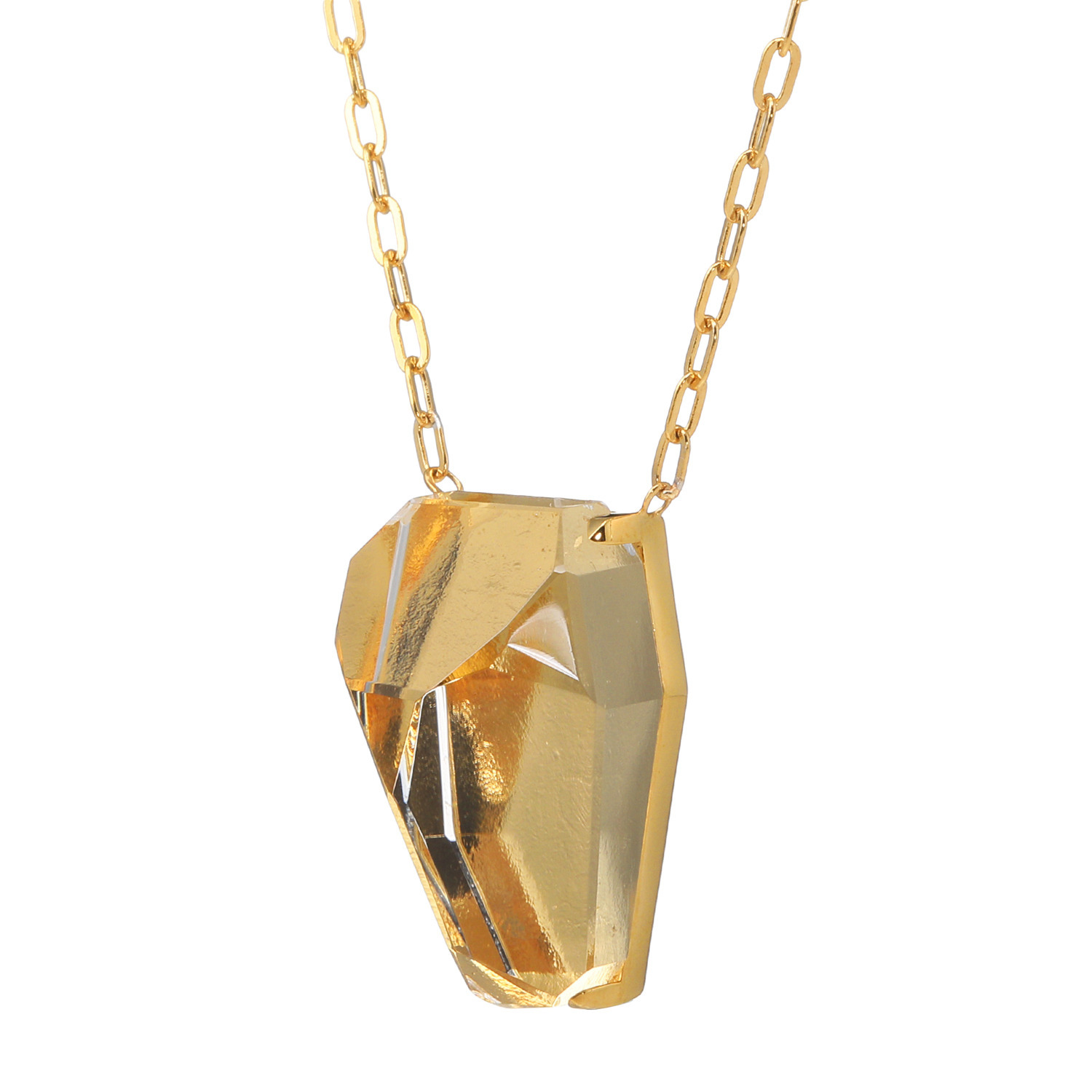 ジュンコ　シマダ シルバー 天然水晶 ネックレス