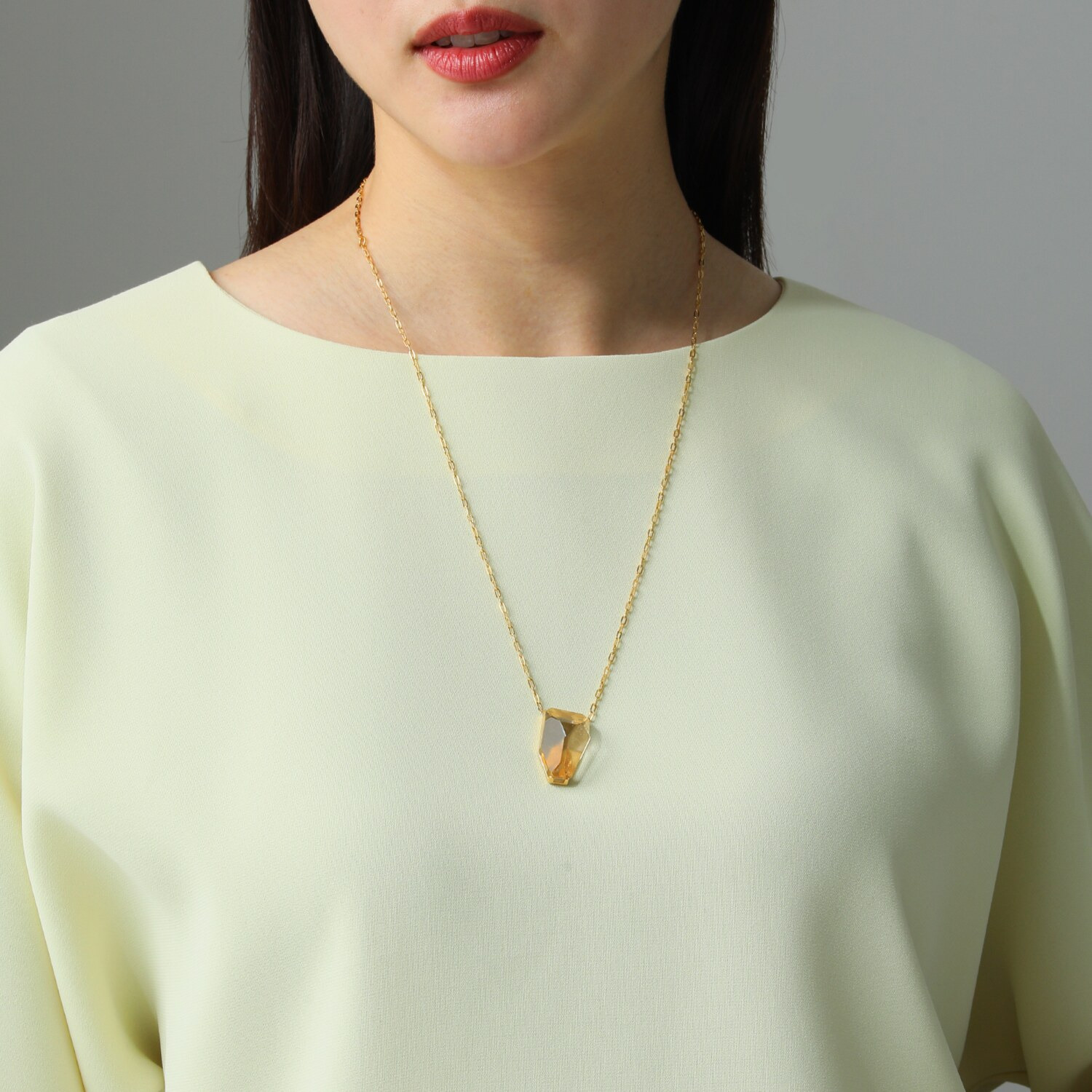 ジュンコ　シマダ シルバー 天然水晶 ネックレス