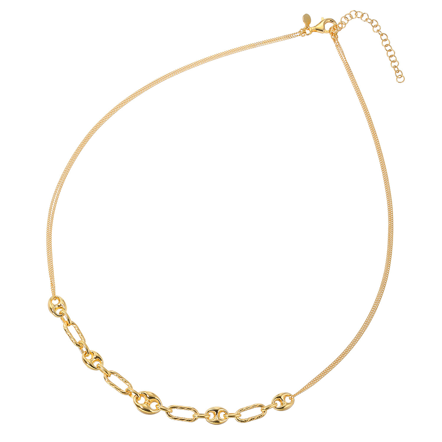 アルジェント イタリアーノ シルバー アンカーデザイン ネックレス