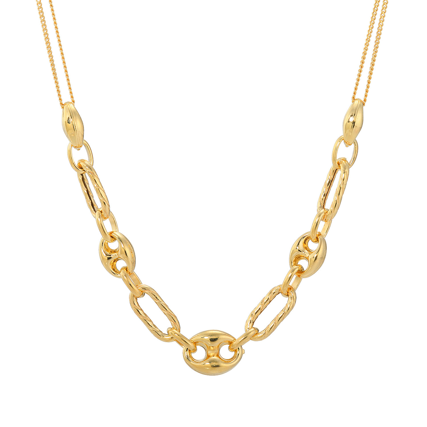 アルジェント イタリアーノ シルバー アンカーデザイン ネックレス