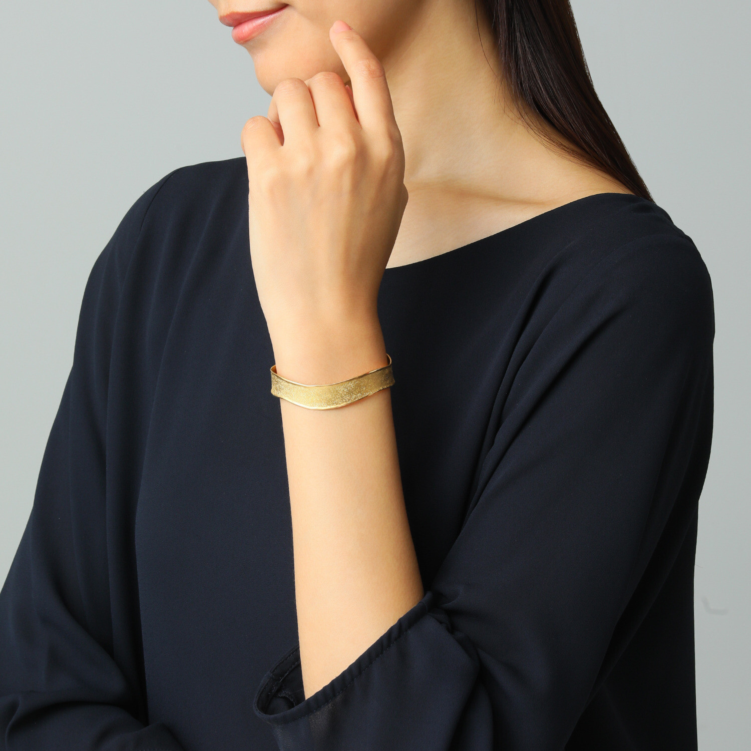 アルジェント イタリアーノ シルバー スターダスト バングル