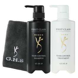 ジーエイチエス 潤いハリツヤ美髪へ導く ファーストクラス ヘアーコントロール シャンプー＆ トリートメント 大容量特別セット