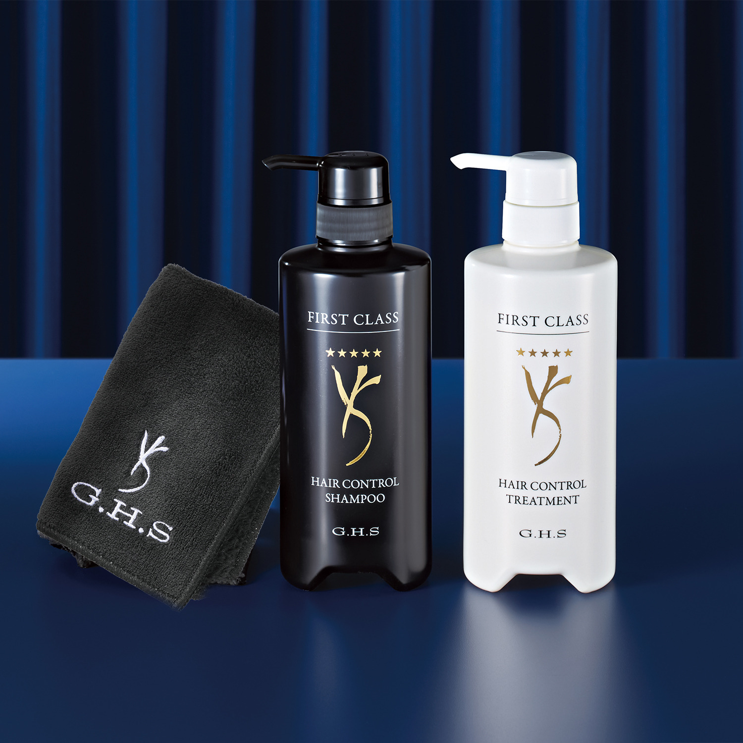 ジーエイチエス 潤いハリツヤ美髪へ導く ファーストクラス ヘアーコントロール シャンプー＆ トリートメント 大容量特別セット