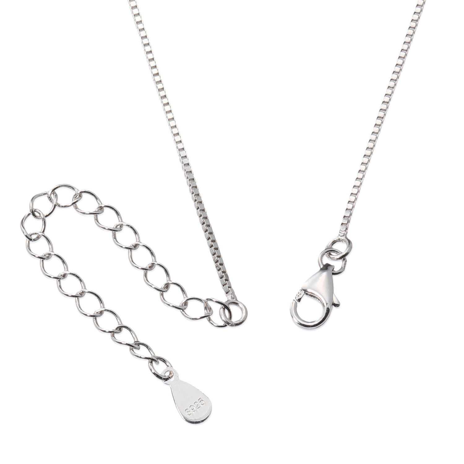 ニコモアサナイト シルバー モアサナイト １粒ネックレス