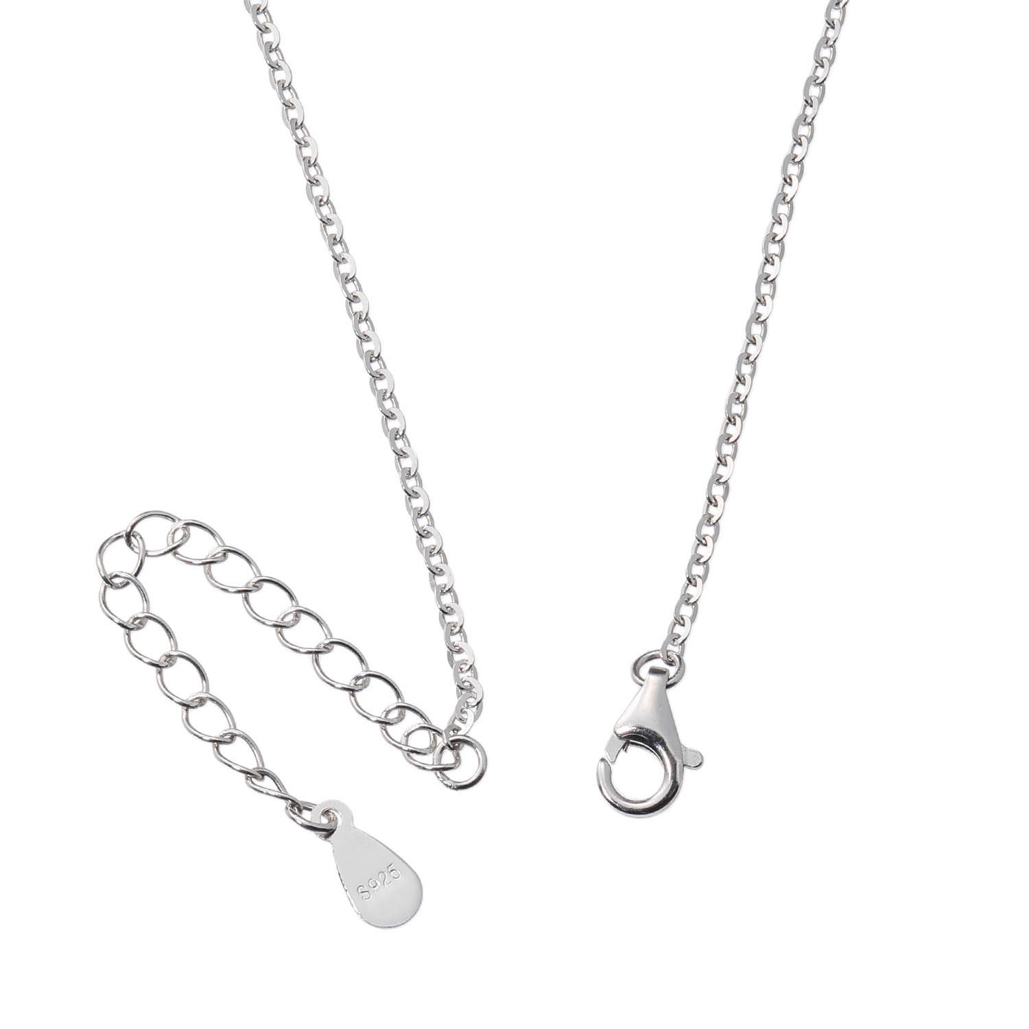 ニコモアサナイト シルバー モアサナイト スクエアペンダント