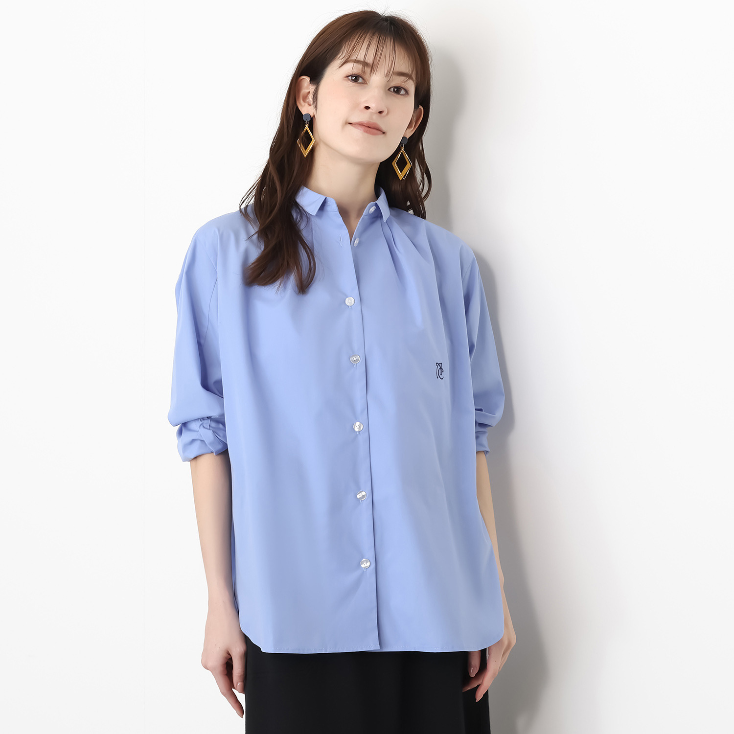 エーエフコンフィ 袖デザイン シャツブラウス