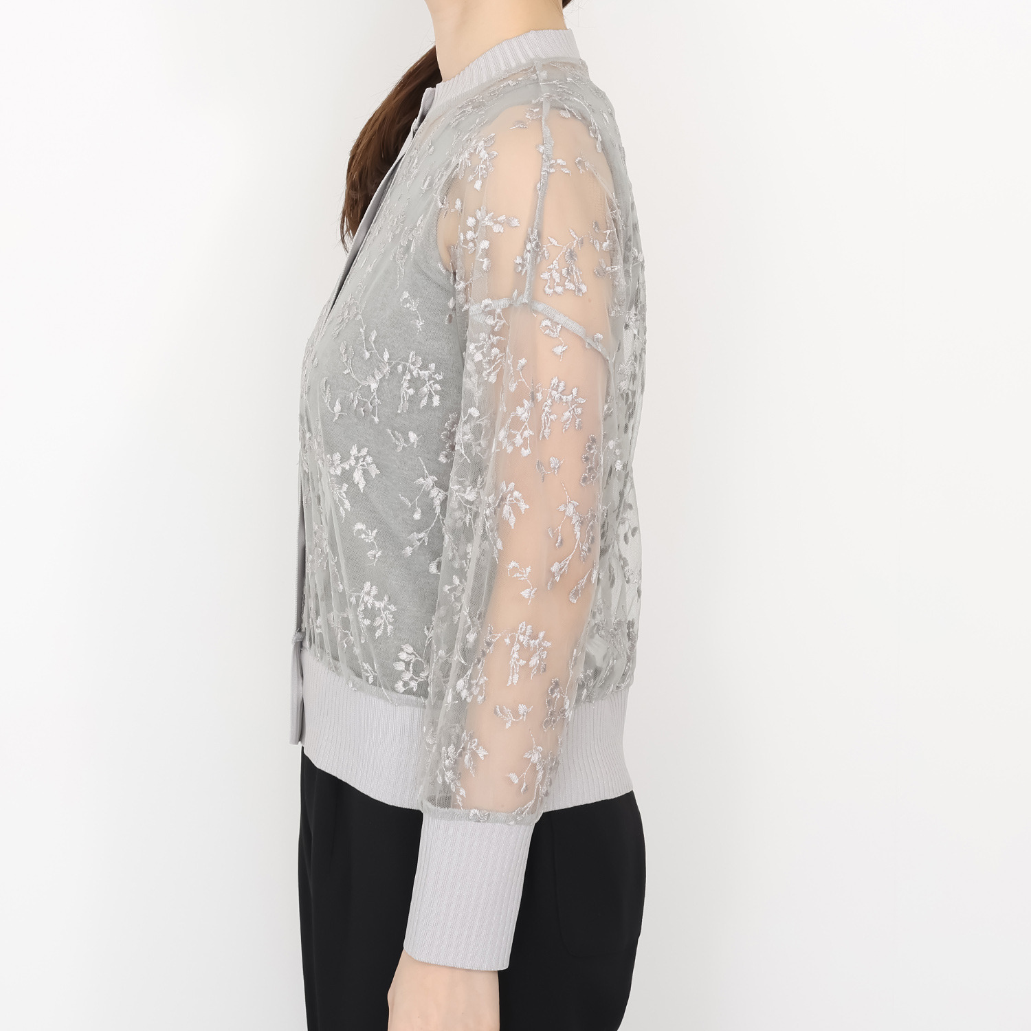 エーエフコンフィ シアーレース カーディガン