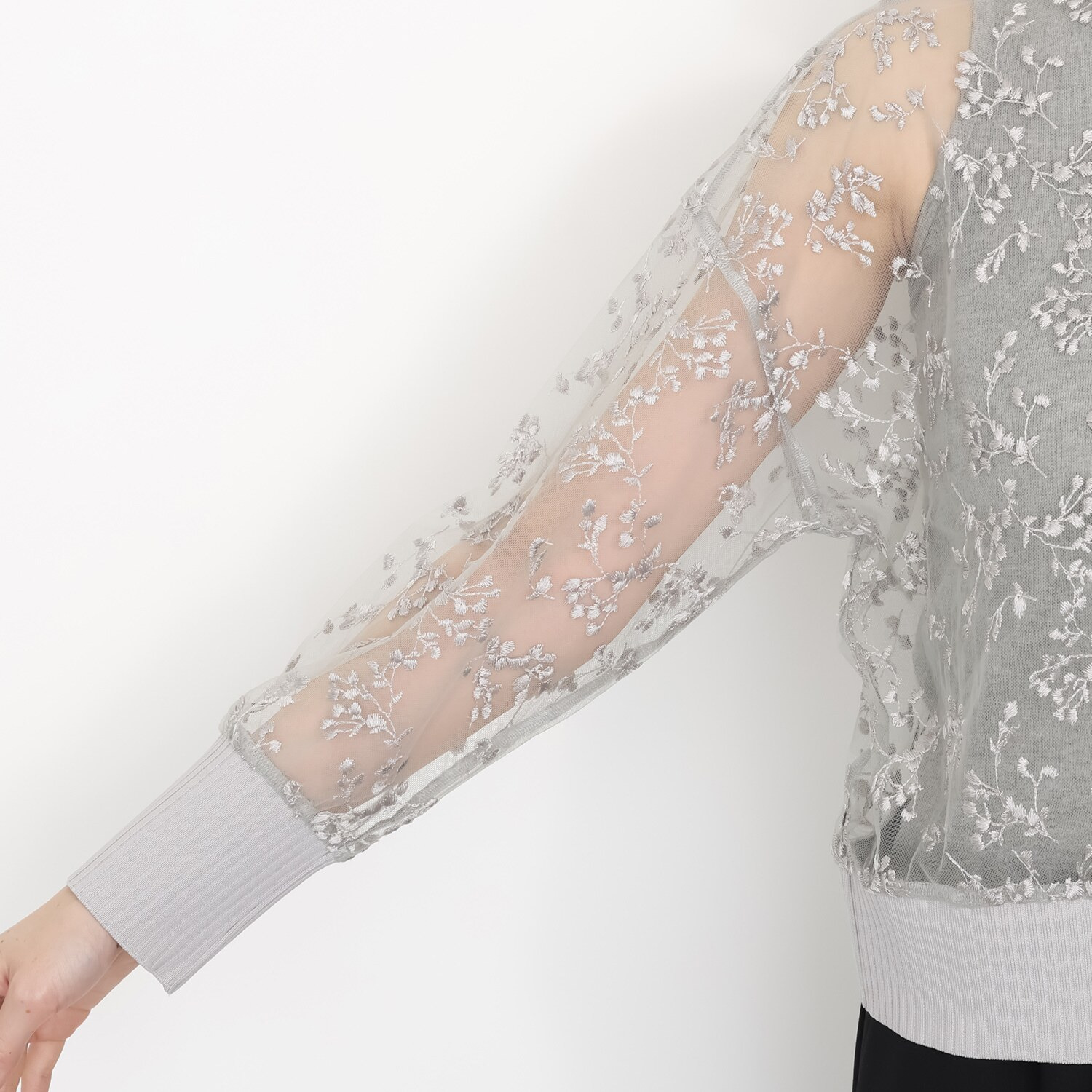 エーエフコンフィ シアーレース カーディガン