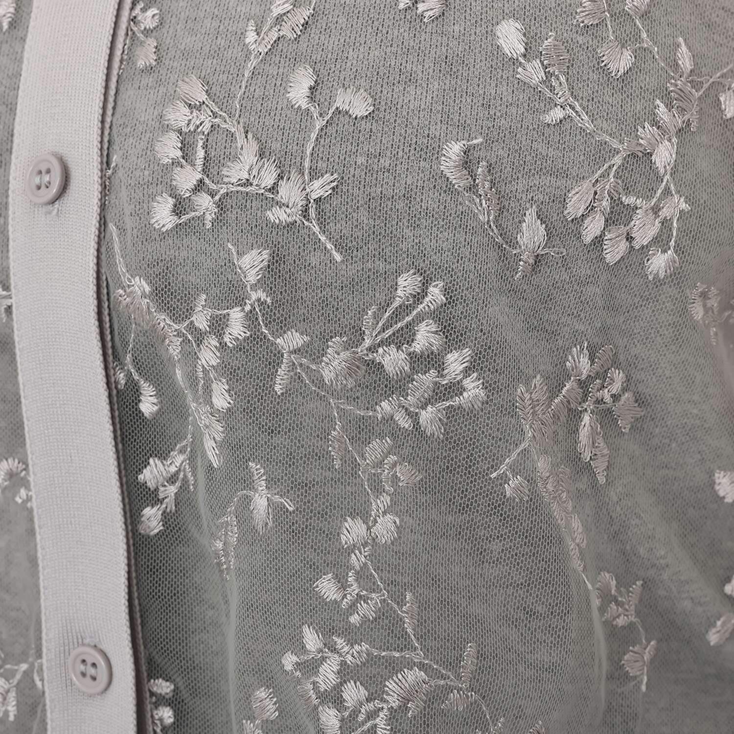 エーエフコンフィ シアーレース カーディガン