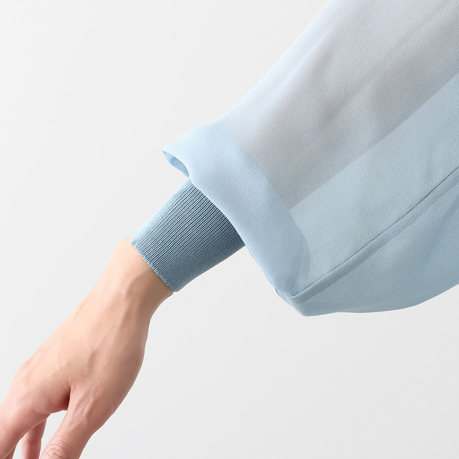 エーエフコンフィ リブアクセント シアープルオーバー