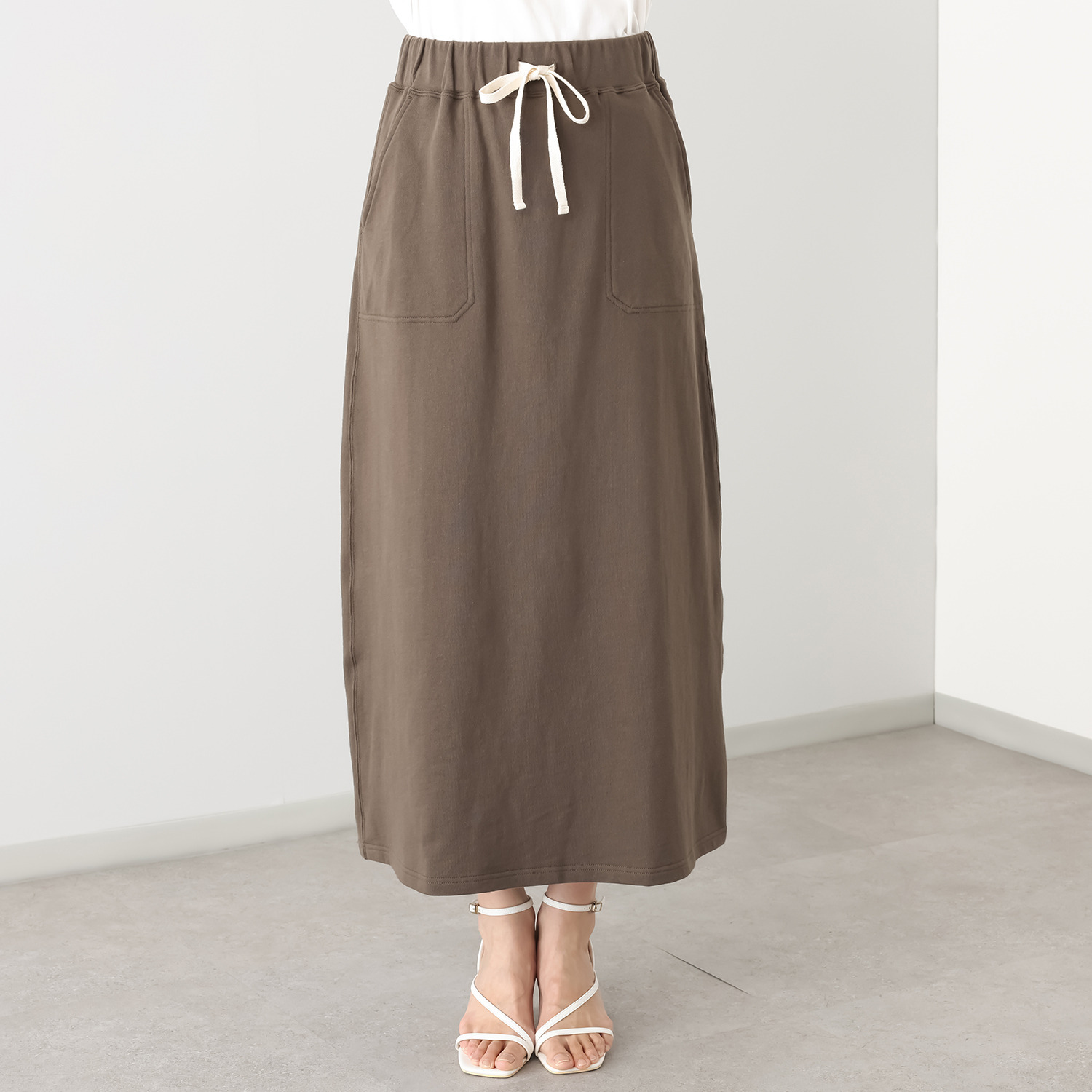 エーエフコンフィ ドローストリング付 エフォートレス スカート