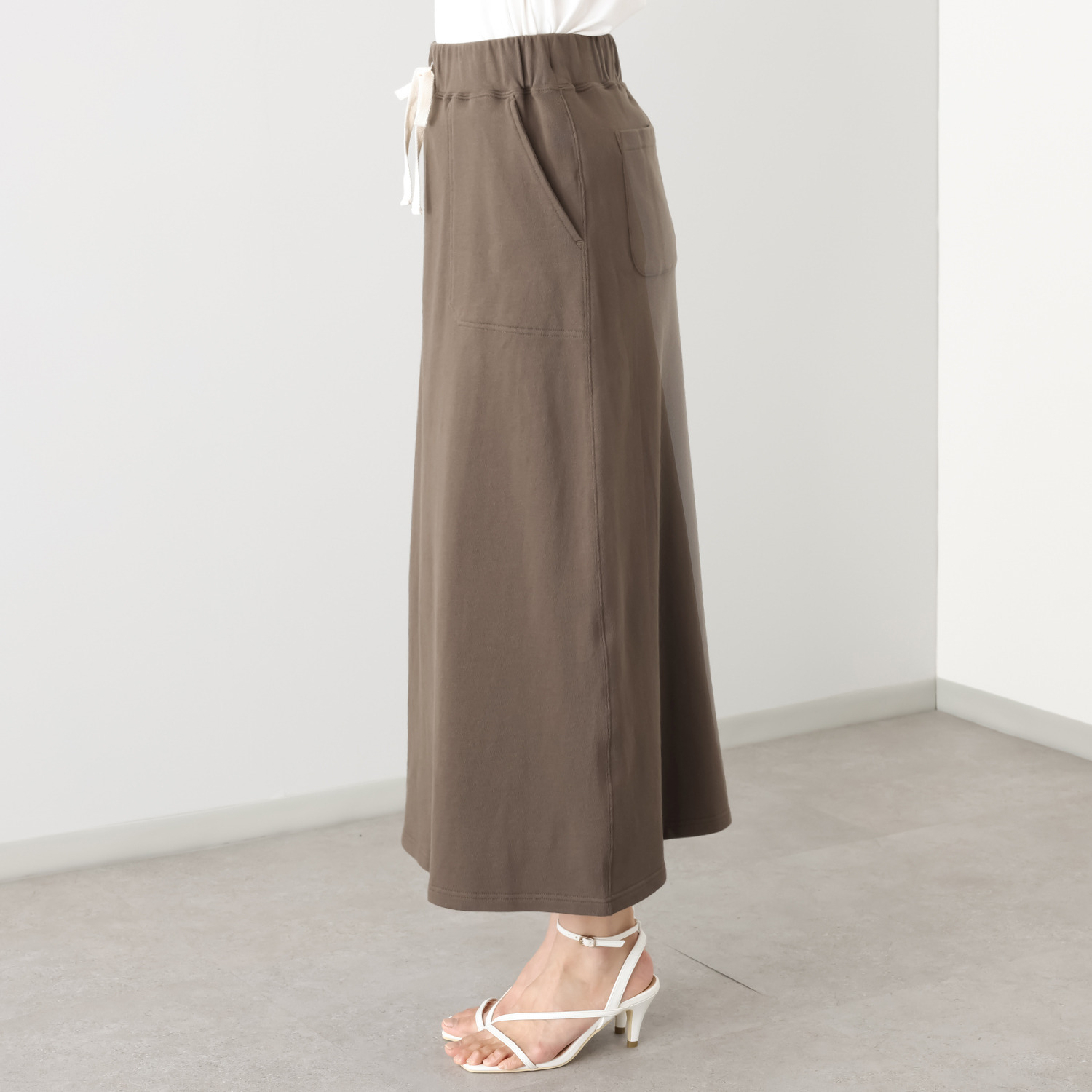 エーエフコンフィ ドローストリング付 エフォートレス スカート