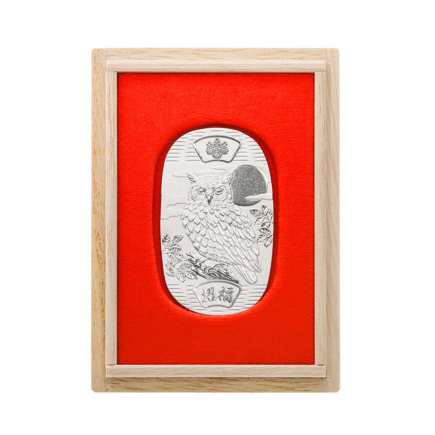 光則 純プラチナ製　小判 “招福　福来朗” ＜１０ｇ＞