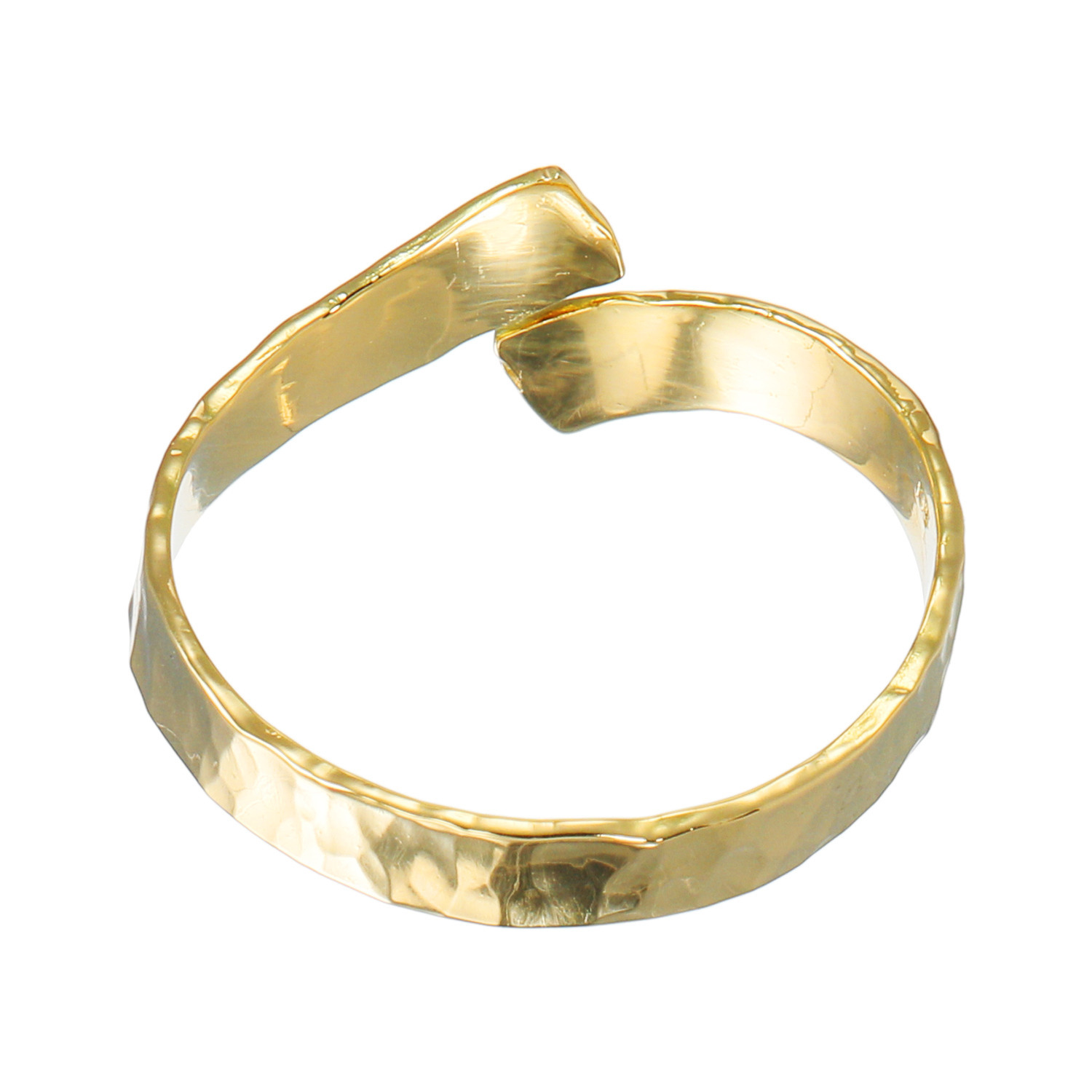 ケーグランツ １８Ｋ 槌目デザイン リング