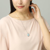 岩崎美智子コレクション シルバー アクアマリン＆ プレシオサ社製ＣＺ ペンダント