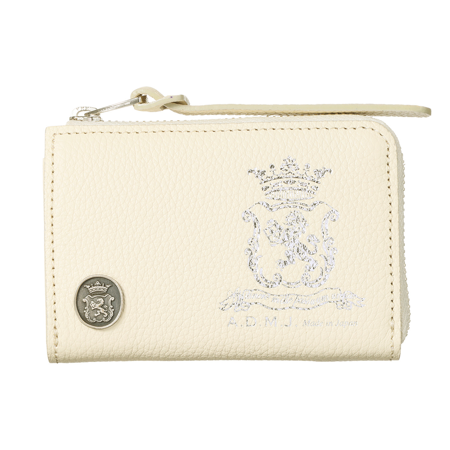 エーディーエムジェイ スパニッシュレザー キーチェーンアクセント スモールマルチパース