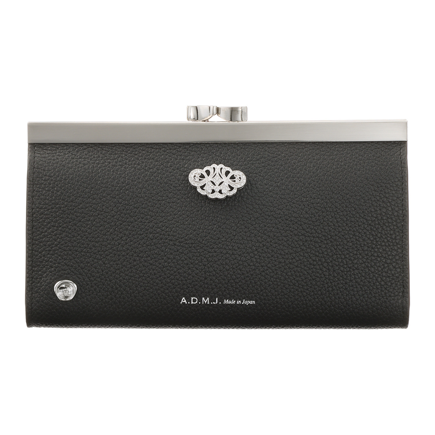 エーディーエムジェイ インポートカーフレザー ショップチャンネル デビュー２０周年記念 アールデコ口金ウォレット
