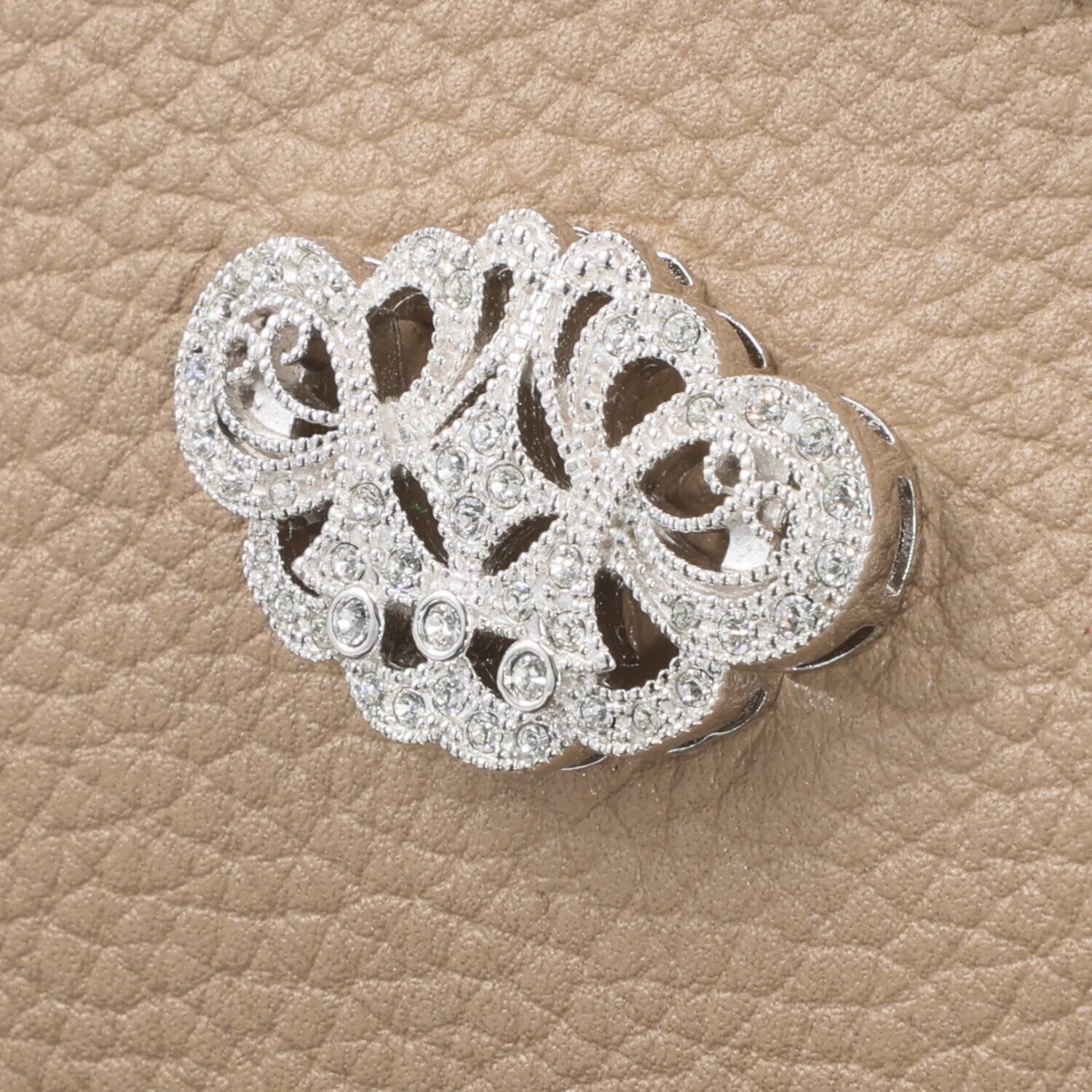 エーディーエムジェイ インポートカーフレザー ショップチャンネル デビュー２０周年記念 アールデコ口金ウォレット