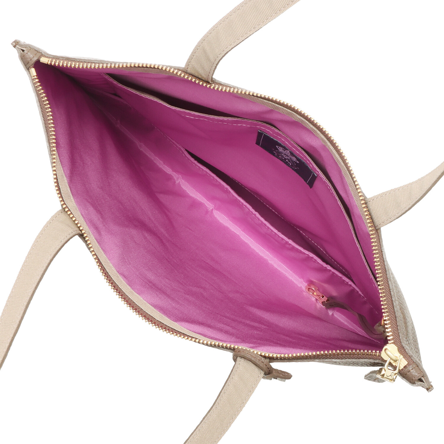 エーディーエムジェイ 牛革シュリンク型押し スリムショルダー トートバッグ ＜セミラージ＞