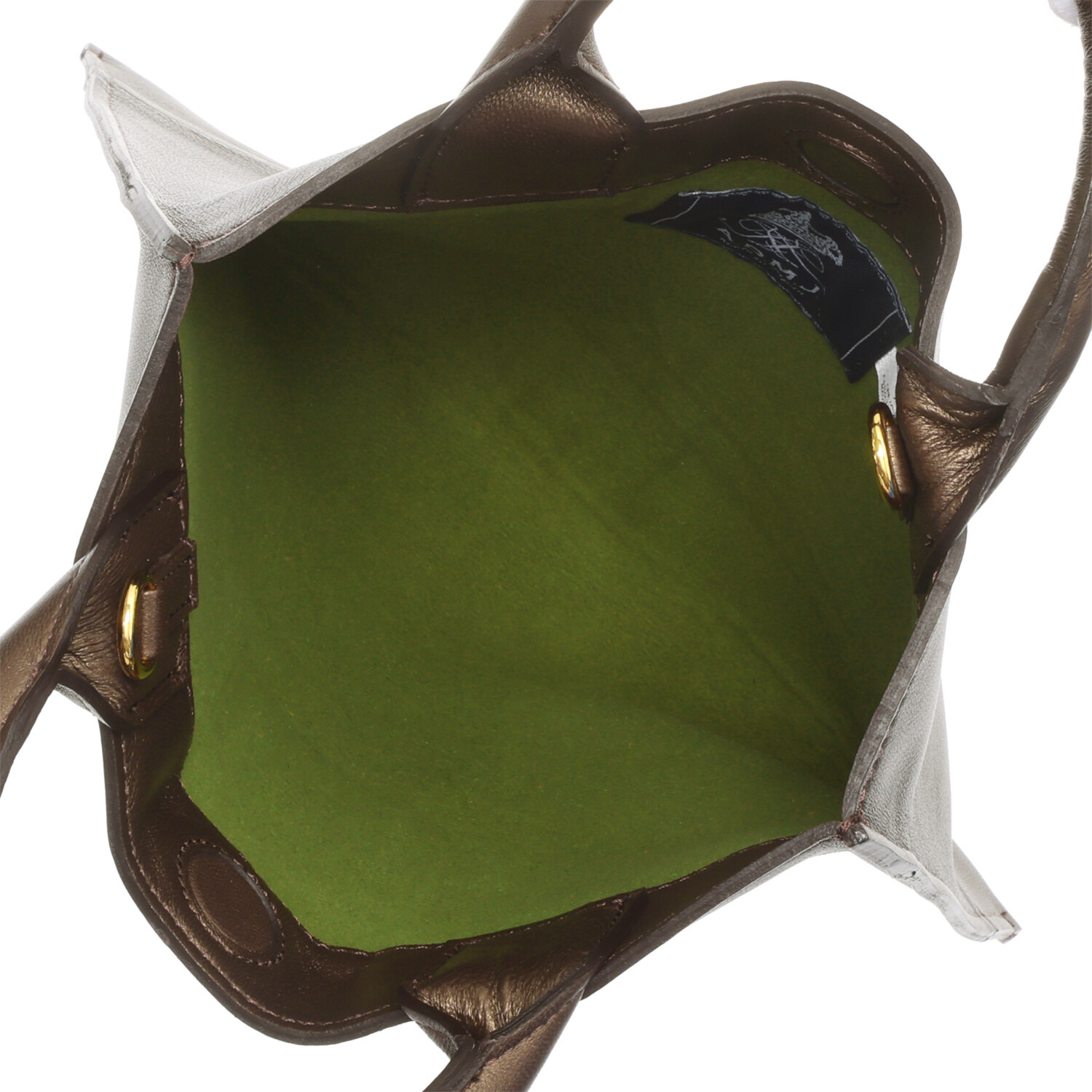 エーディーエムジェイ イタリアンナッパ アールデコモティーフ ミニショルダーバッグ