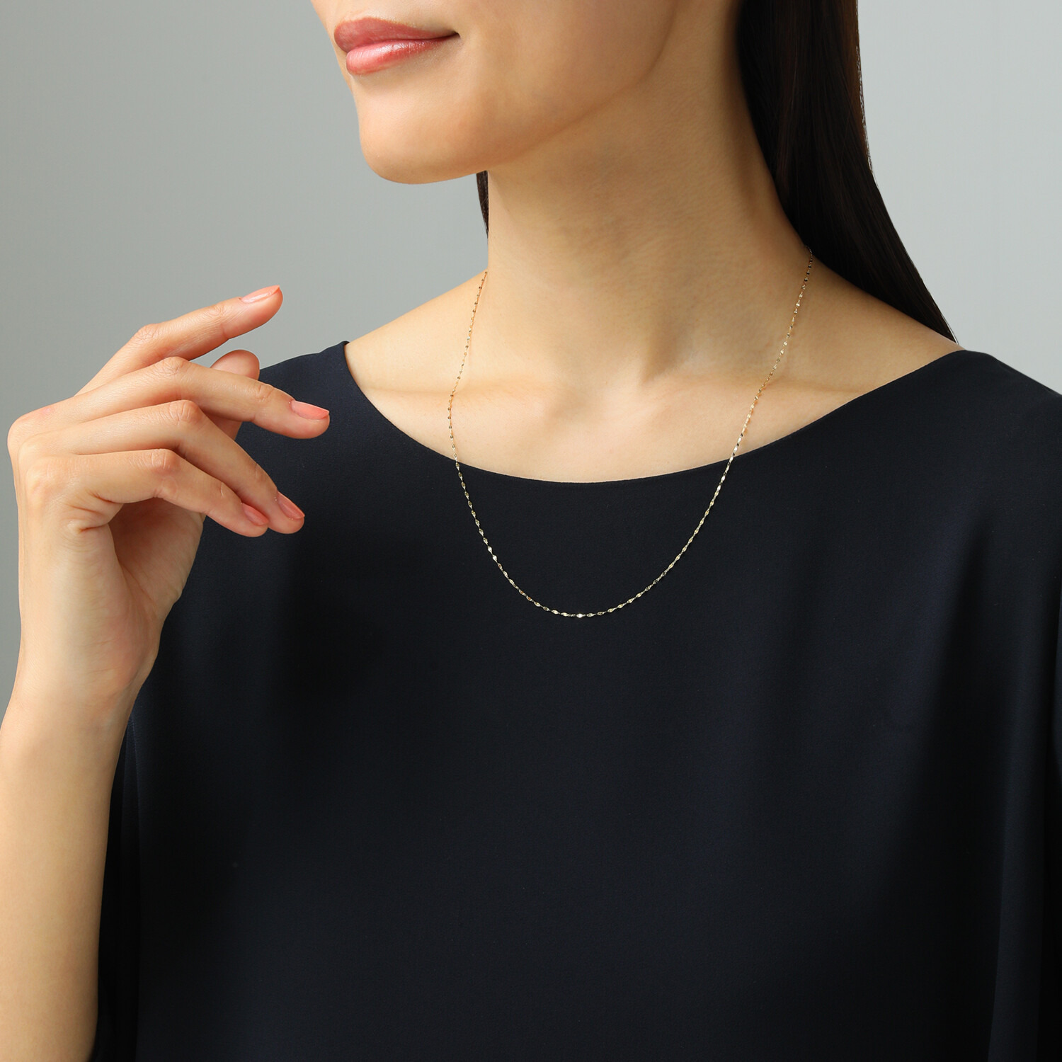 ケーグランツ １８Ｋ ペタルチェーン ネックレス