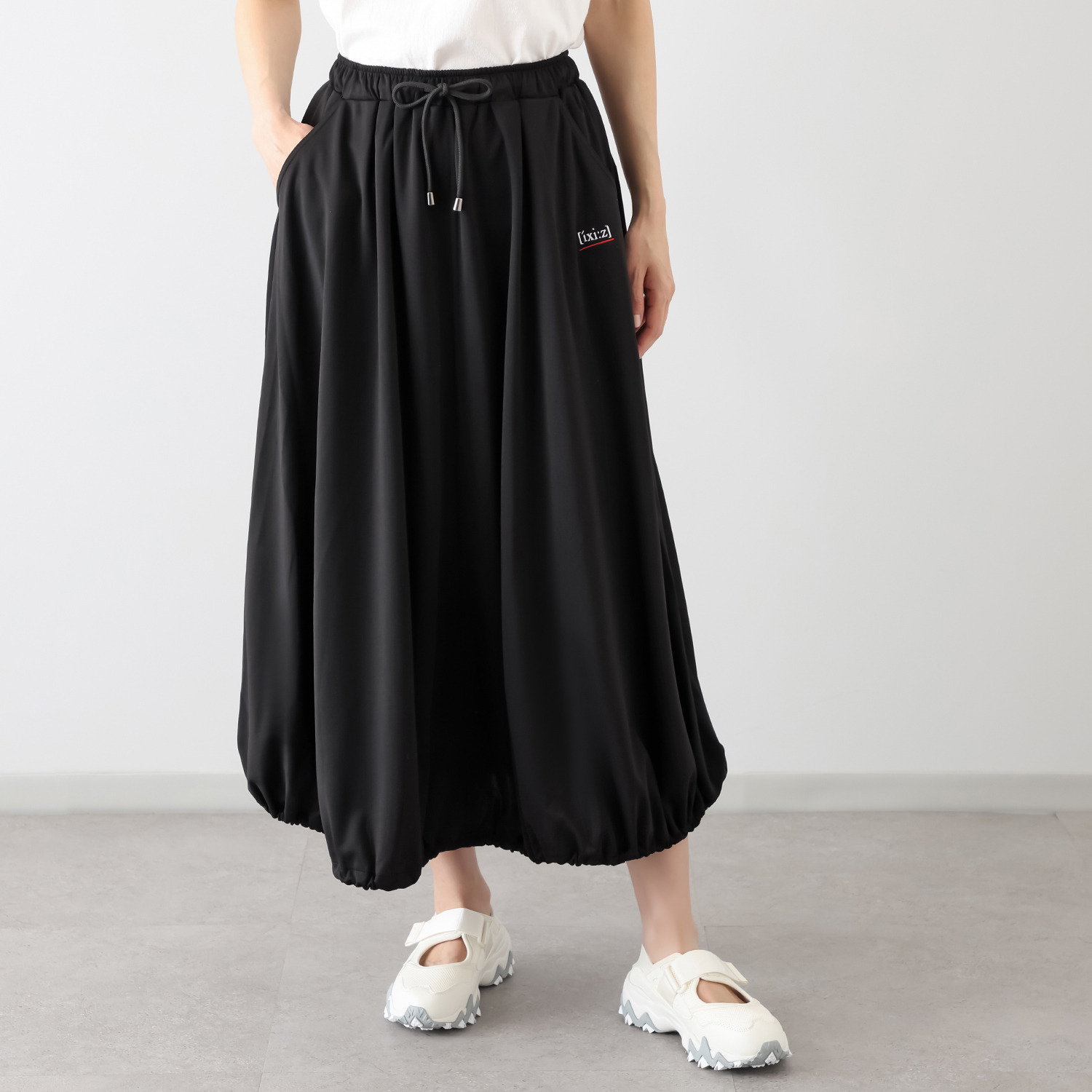 イクシーズ バルーンシルエット ロングスカート