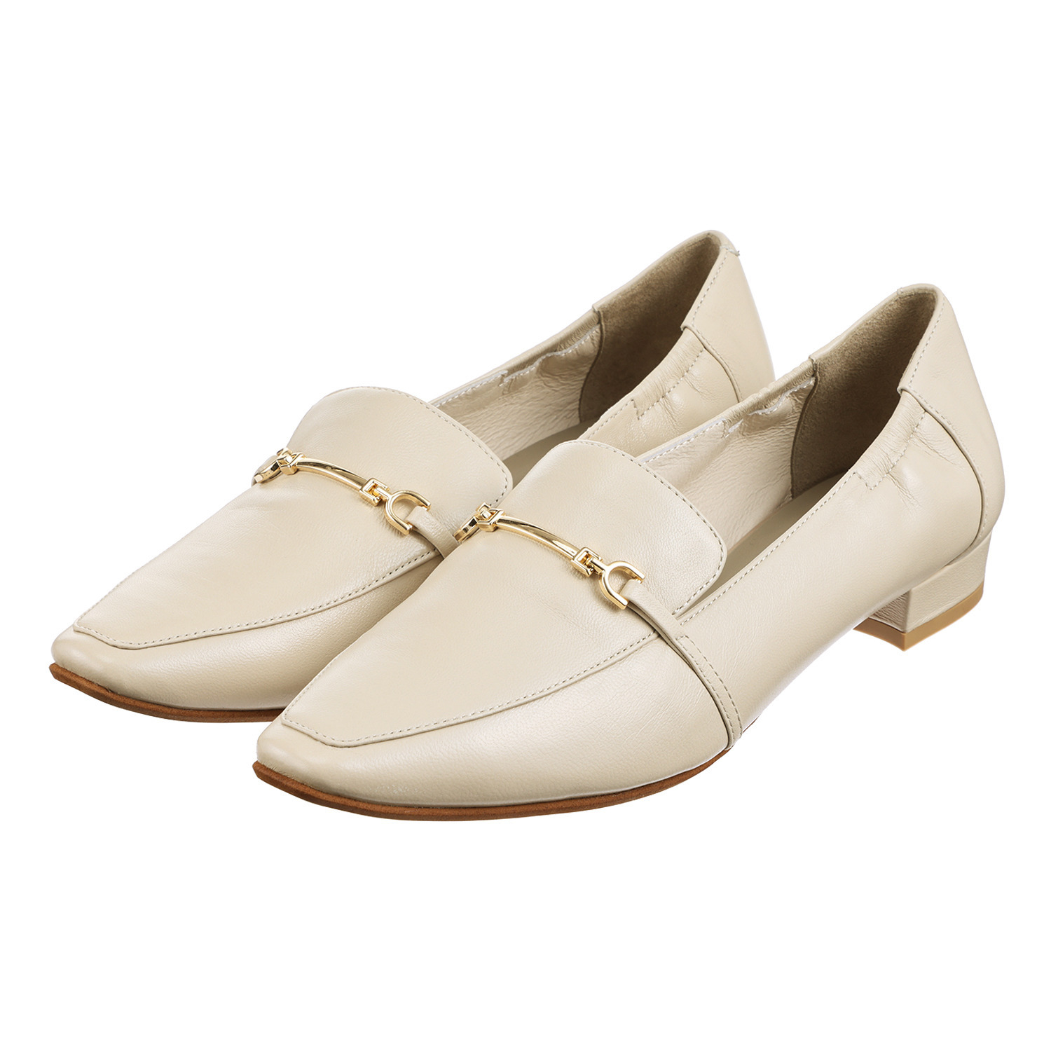 卑弥呼 はっ水レザー かかとシャーリング ソフトローファー