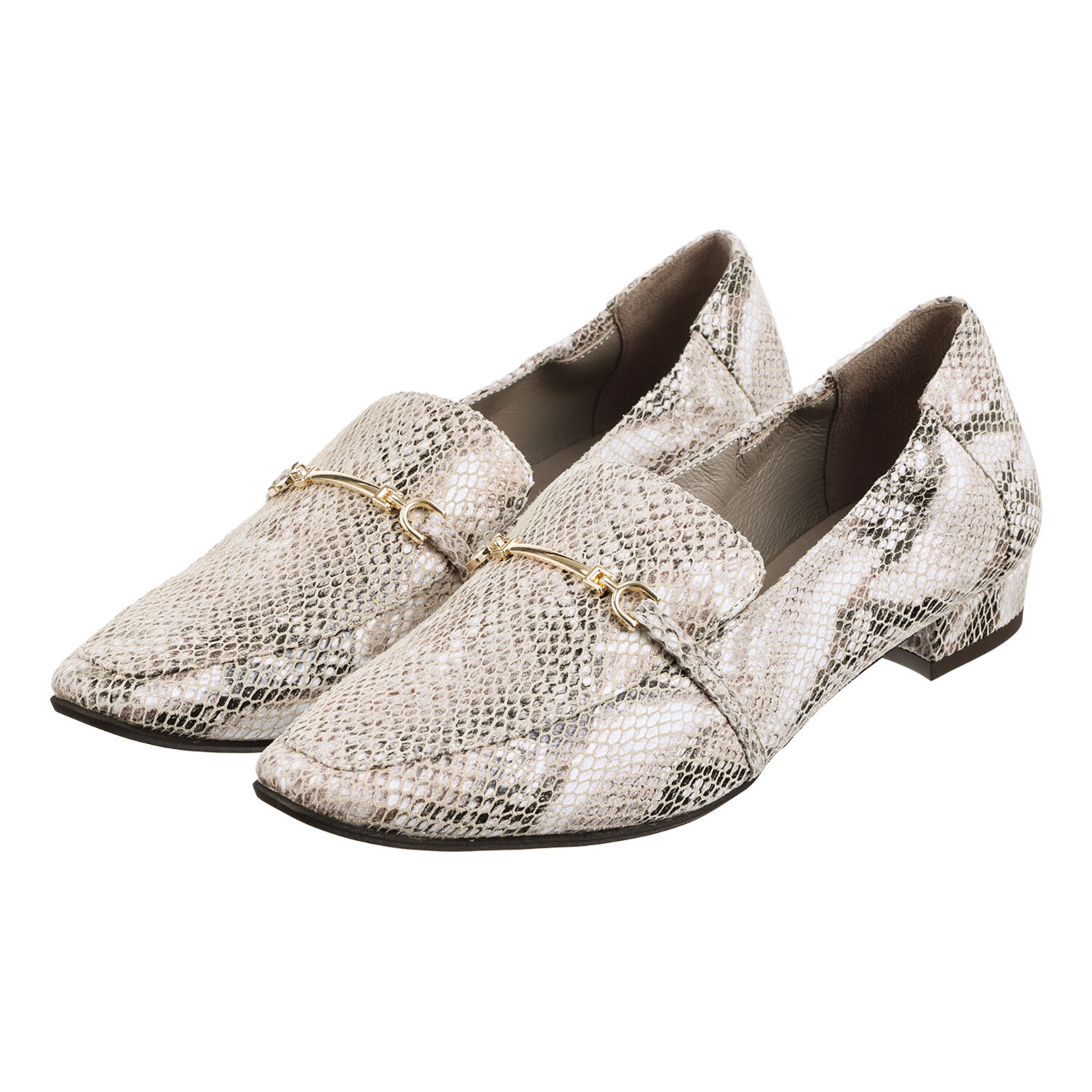 卑弥呼 はっ水レザー かかとシャーリング ソフトローファー