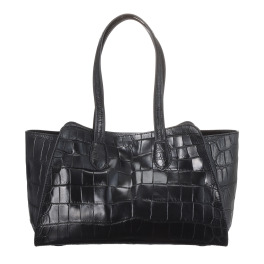 ペレリールッソ スペインタンナー セミシャイニング ソフトクロコダイル トートバッグ