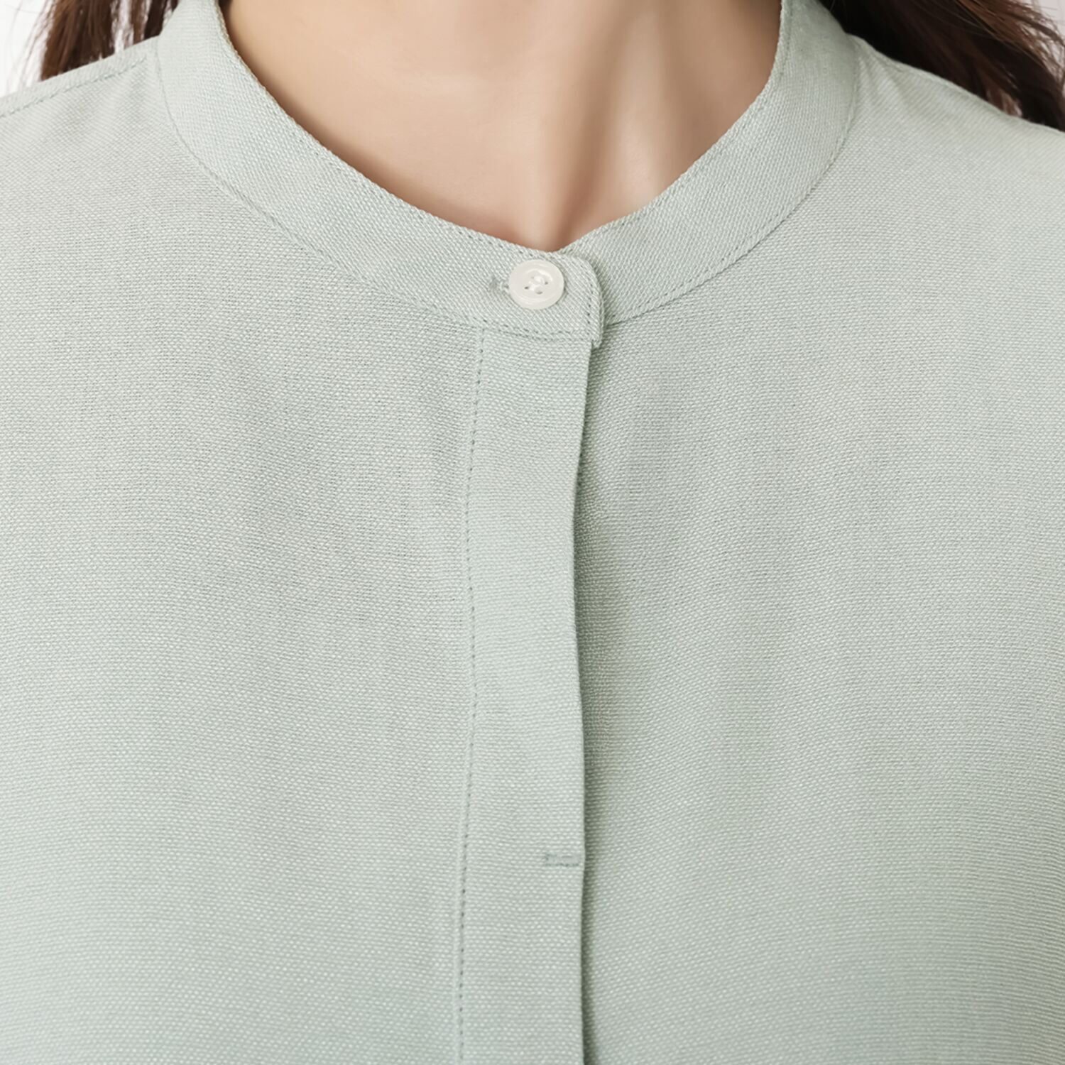 ＢＯＵＮＣＹ　ＢＯＮＤ バーズアイ ハンサムリラックス スタンドネックシャツ