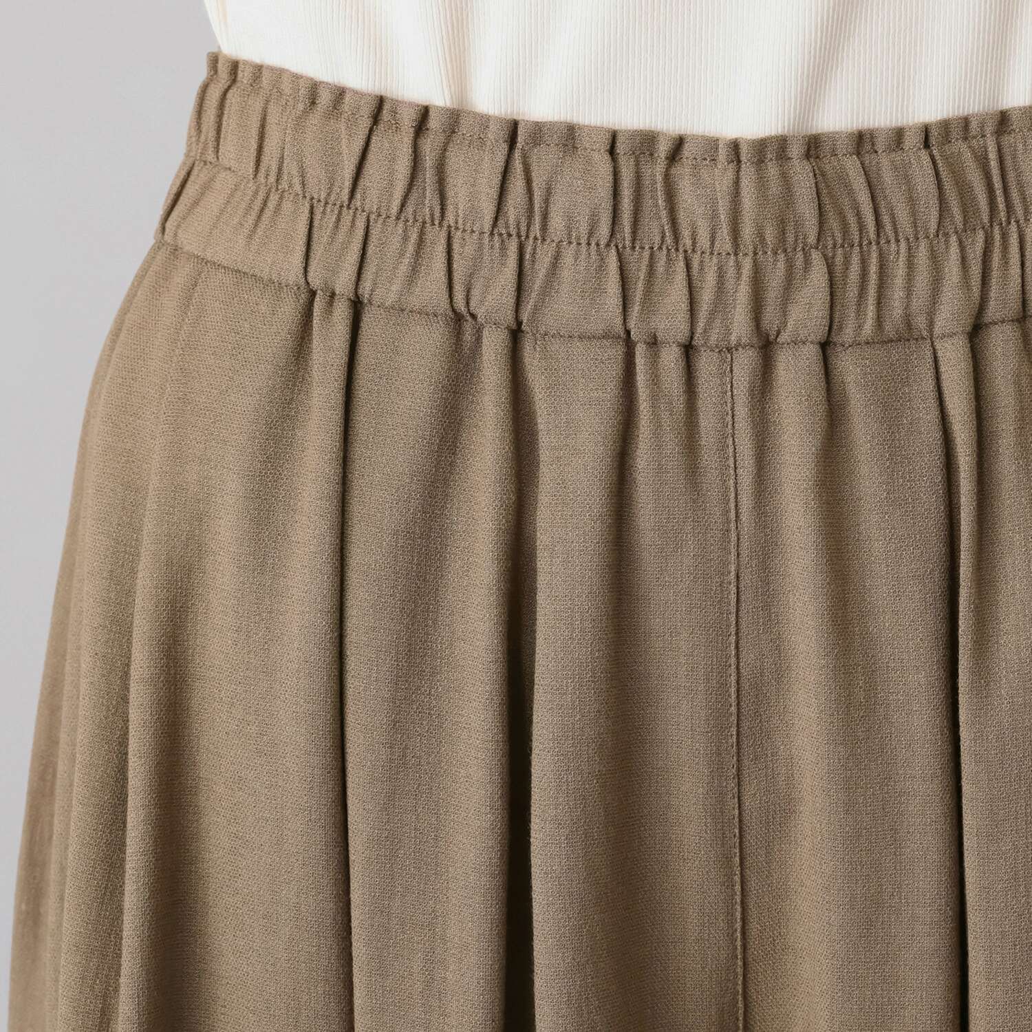 ＢＯＵＮＣＹ　ＢＯＮＤ バーズアイ シルエットにこだわった フレアーパンツ