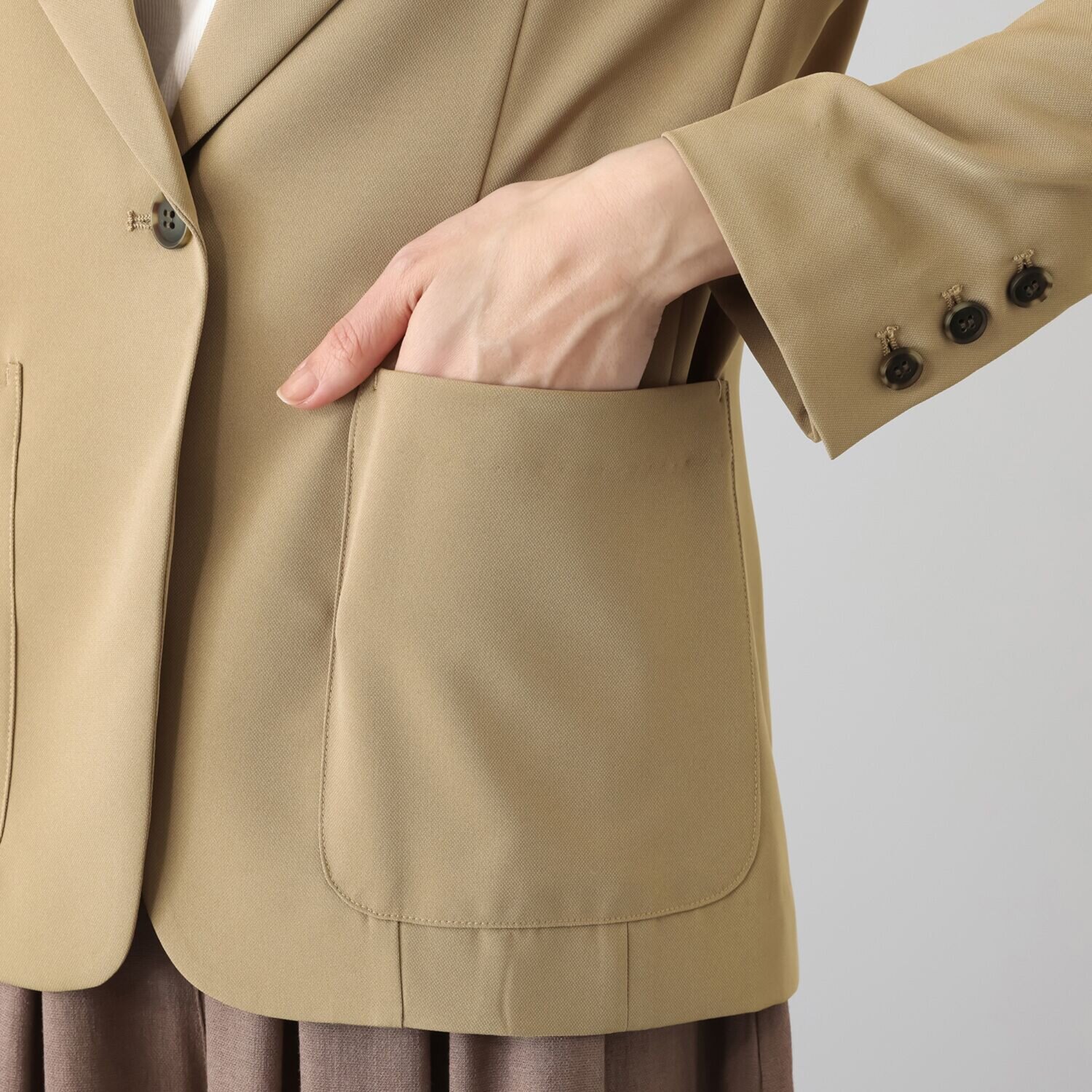 ＢＯＵＮＣＹ　ＢＯＮＤ ダブルツイルストレッチ ハンサムスタイル テーラードジャケット