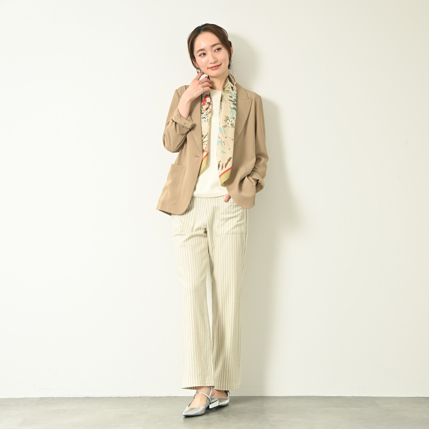 ＢＯＵＮＣＹ　ＢＯＮＤ ダブルツイルストレッチ ハンサムスタイル テーラードジャケット