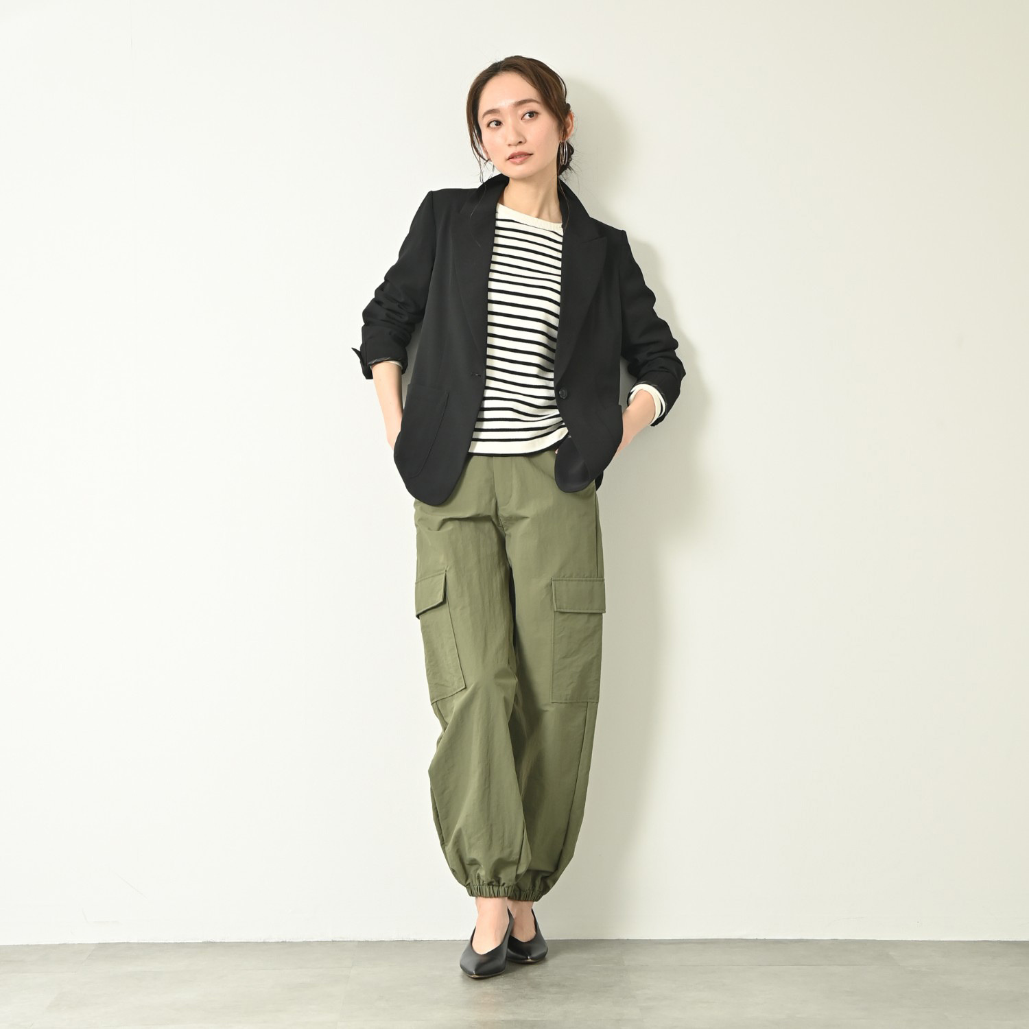 ＢＯＵＮＣＹ　ＢＯＮＤ ダブルツイルストレッチ ハンサムスタイル テーラードジャケット