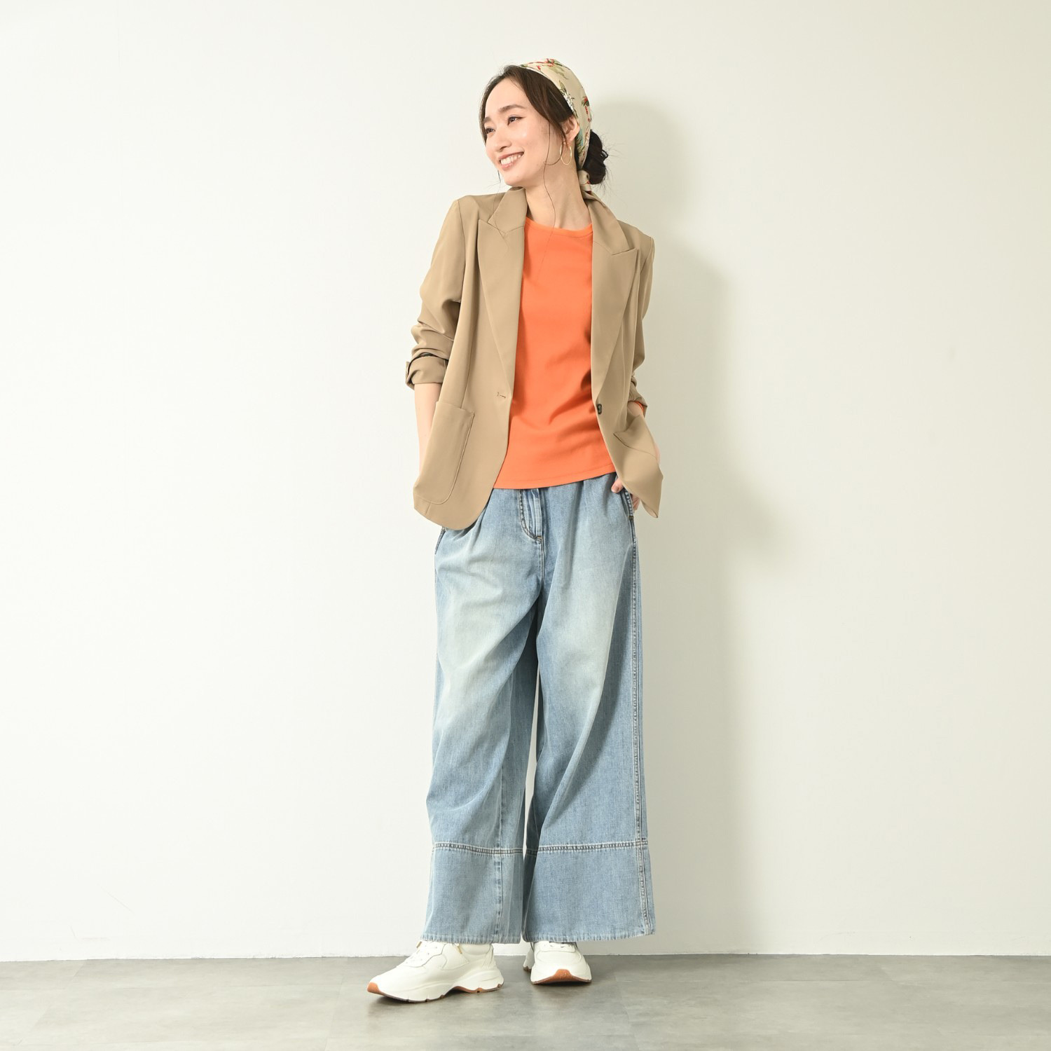 ＢＯＵＮＣＹ　ＢＯＮＤ ふわふわなめらか コットン混フライス 美人デコルテ プルオーバー