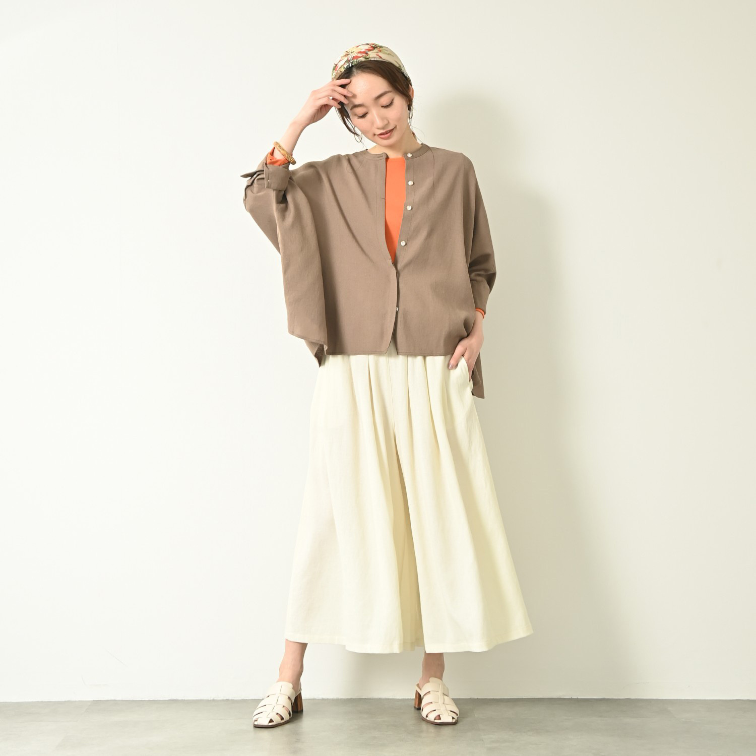 ＢＯＵＮＣＹ　ＢＯＮＤ ふわふわなめらか コットン混フライス 美人デコルテ プルオーバー