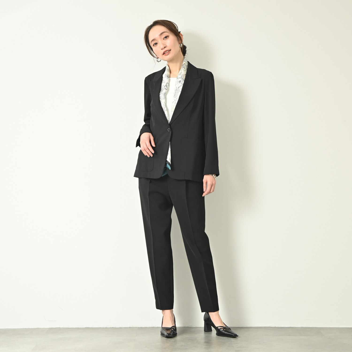 ＢＯＵＮＣＹ　ＢＯＮＤ ダブルレイヤード とろみシフォン フレアープルオーバー