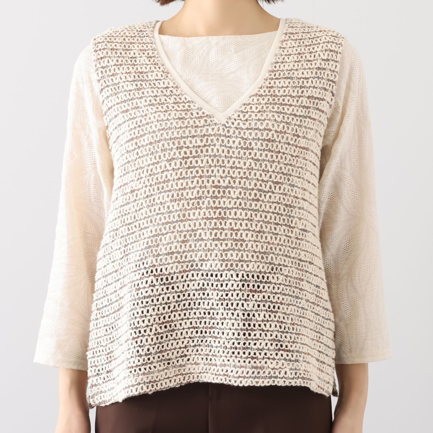 レイメイヤーズ イタリア製生地使用 ファンシーレース ベスト