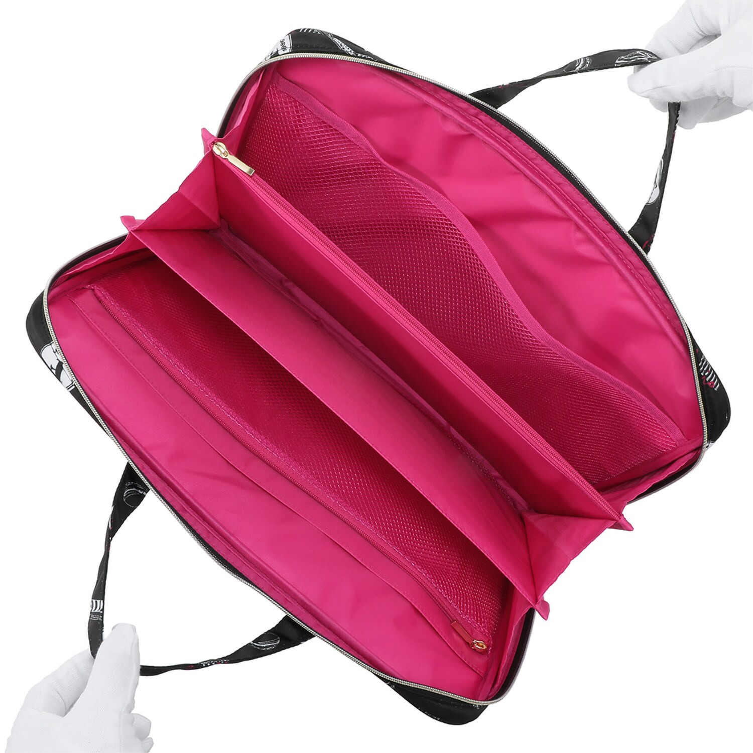 フォション プリントＡ４ジャバラ ドキュメントポーチ＆ カードケース