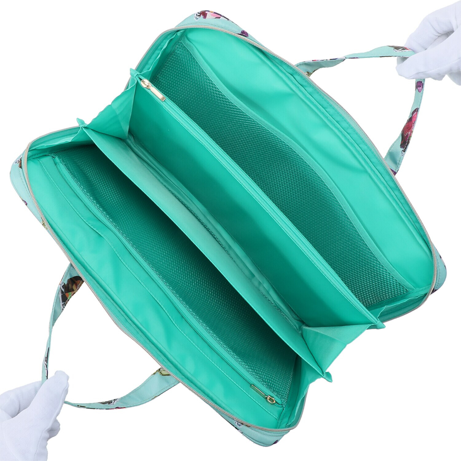 フォション プリントＡ４ジャバラ ドキュメントポーチ＆ カードケース