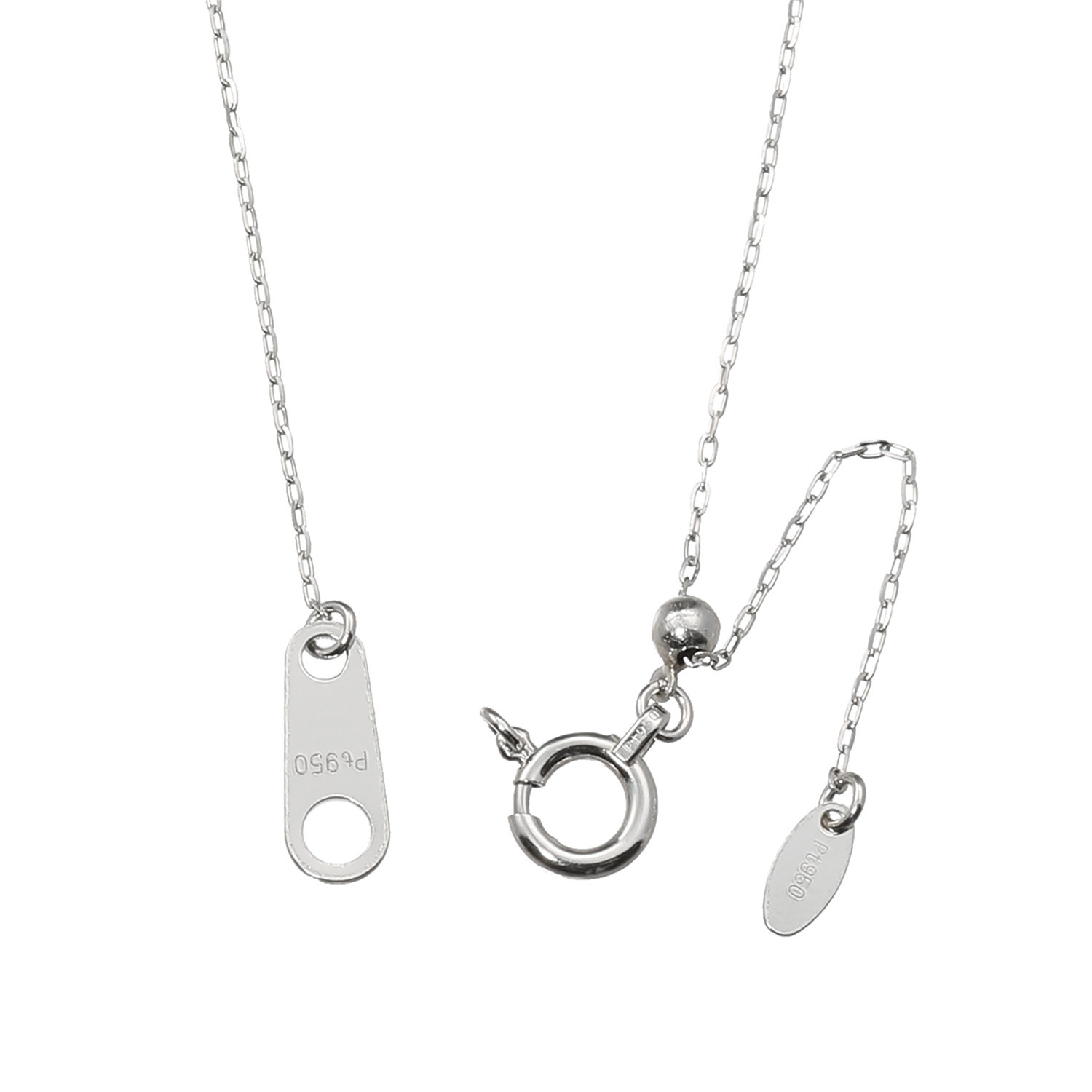 ディーラリエ プラチナ９５０ ピンクダイヤモンド ペンダント