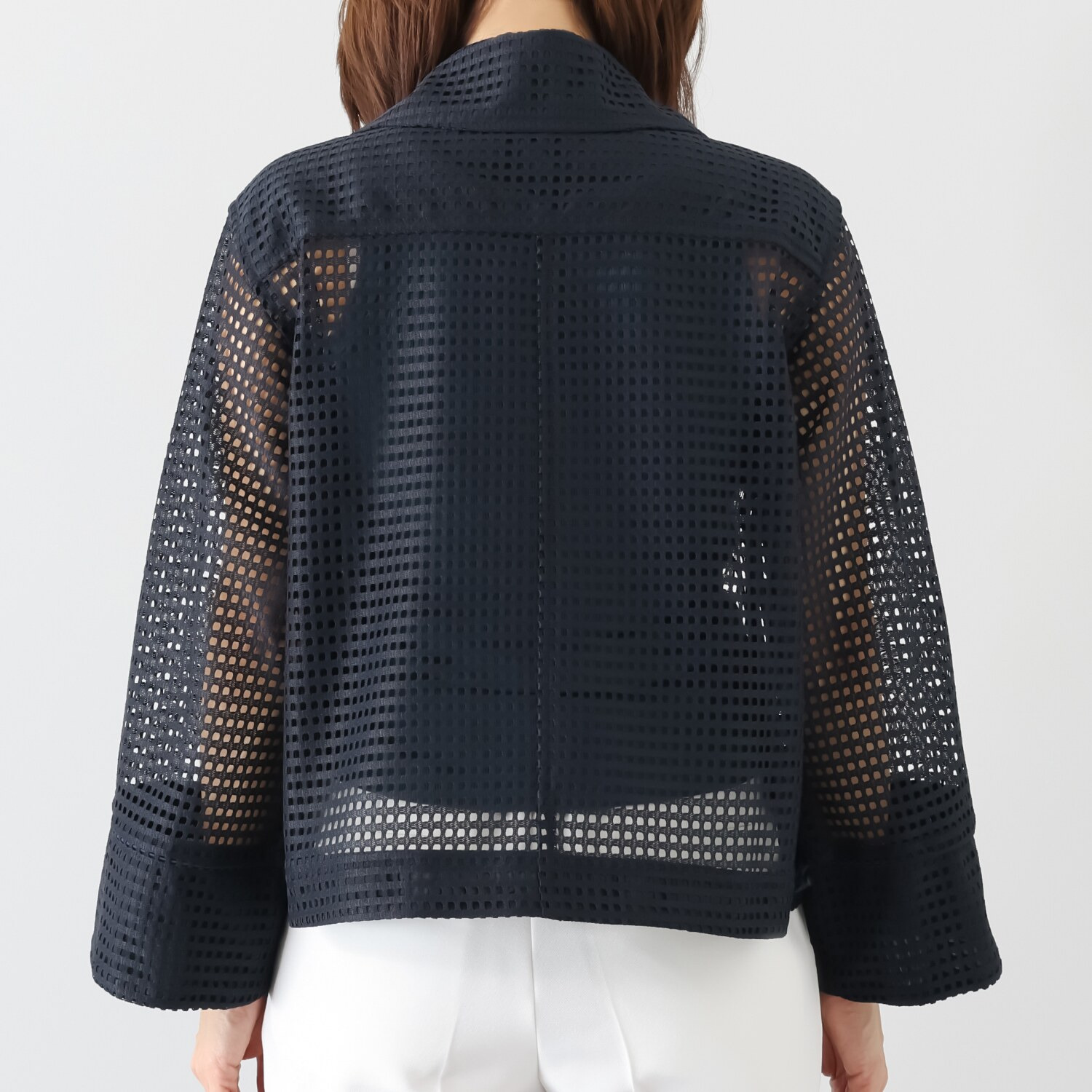 ボン・ブリコラージュ バイ　レイコ・ホウセンジ 春夏通して大活躍！ 軽やかにおしゃれに羽織る シアージャケット